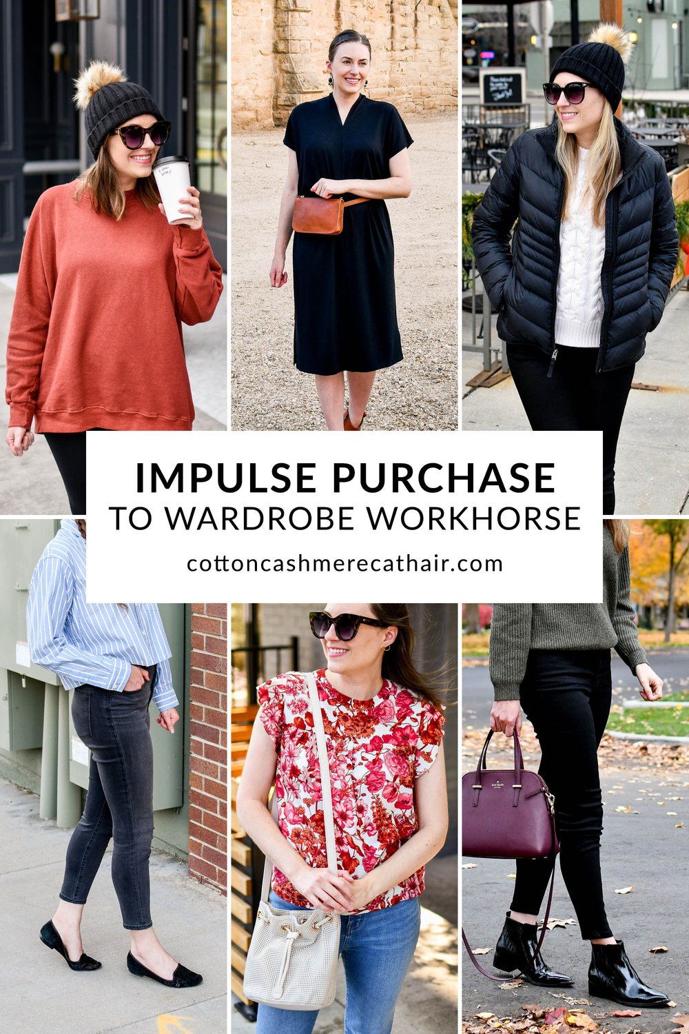 6 impulse purchases that became wardrobe workhorses | Cotton Cashmere Cat Hair