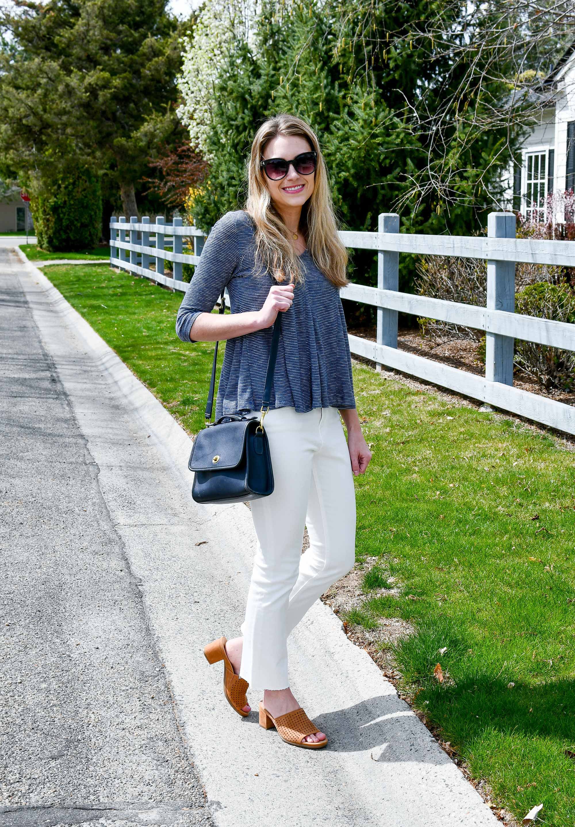How to Style White Denim (in Any Season!)