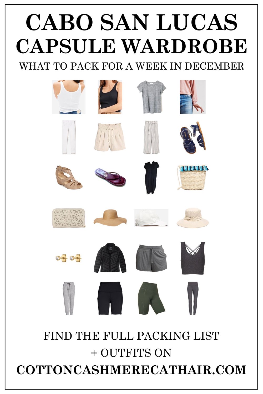 Cabo Capsule Wardrobe: What to Pack for a Week in December