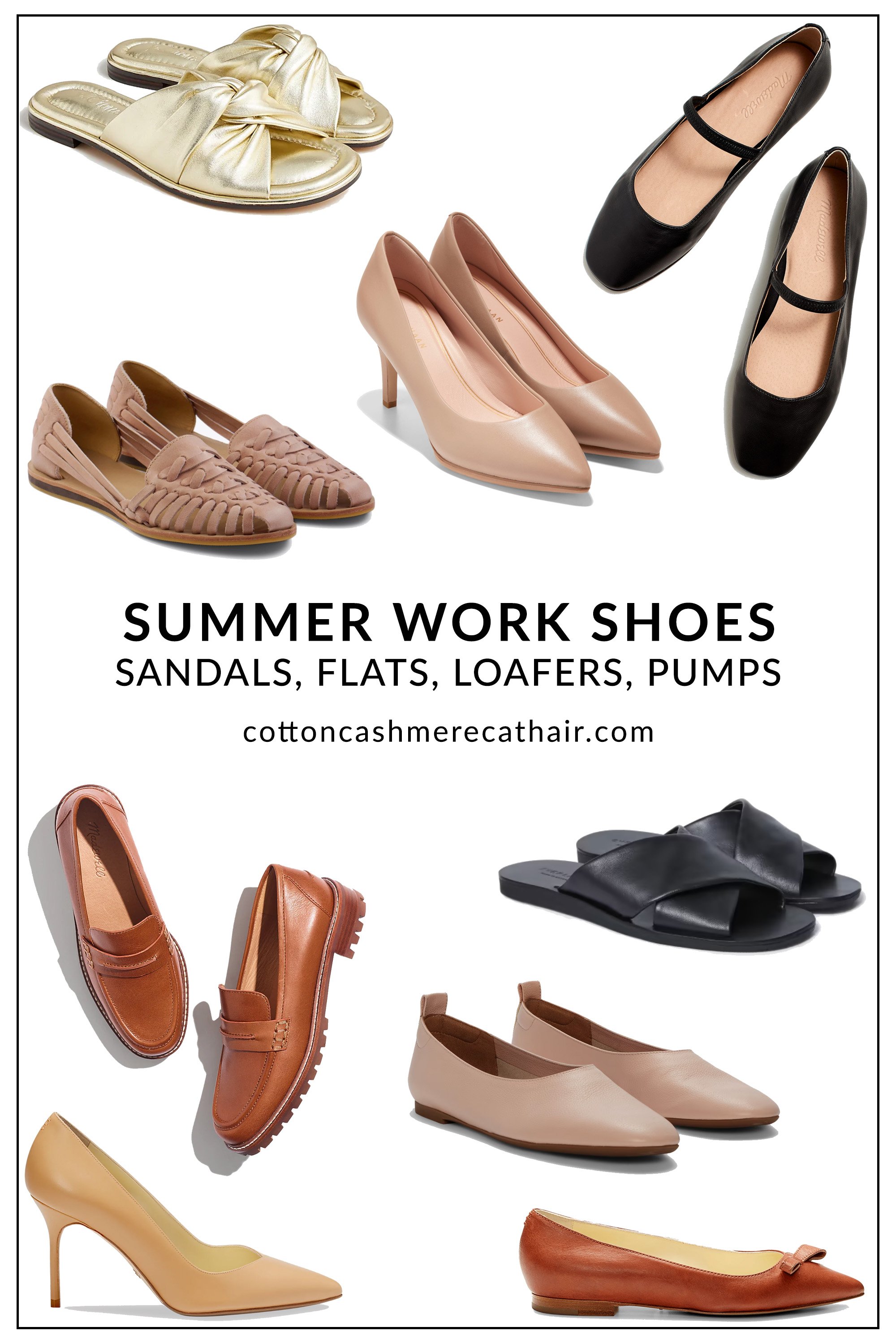 12 of the Best Summer Work Shoes