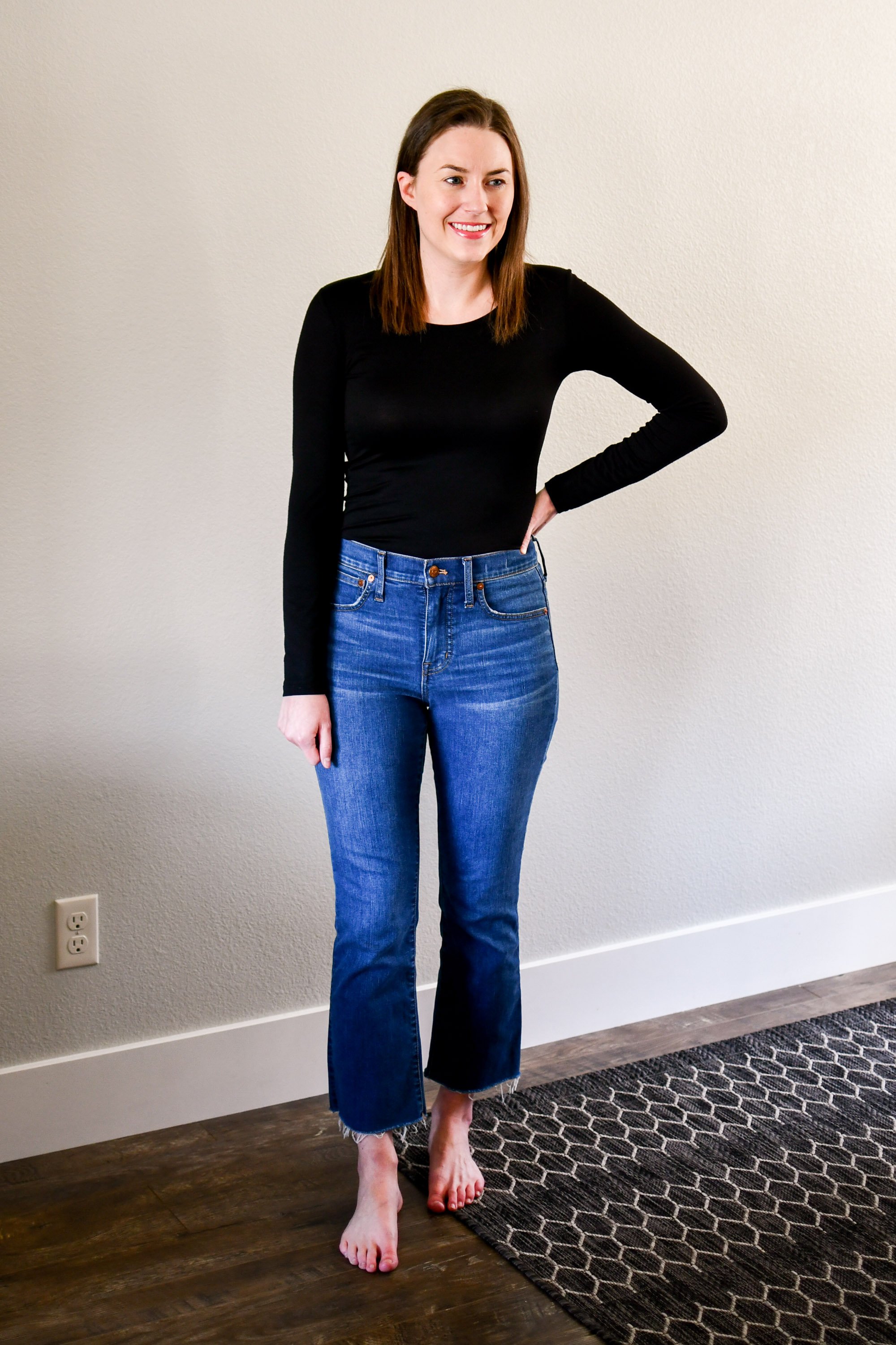 Madewell Cali Demi Boot Jeans Bodney Wash Women's Size 27 - munimoro.gob.pe