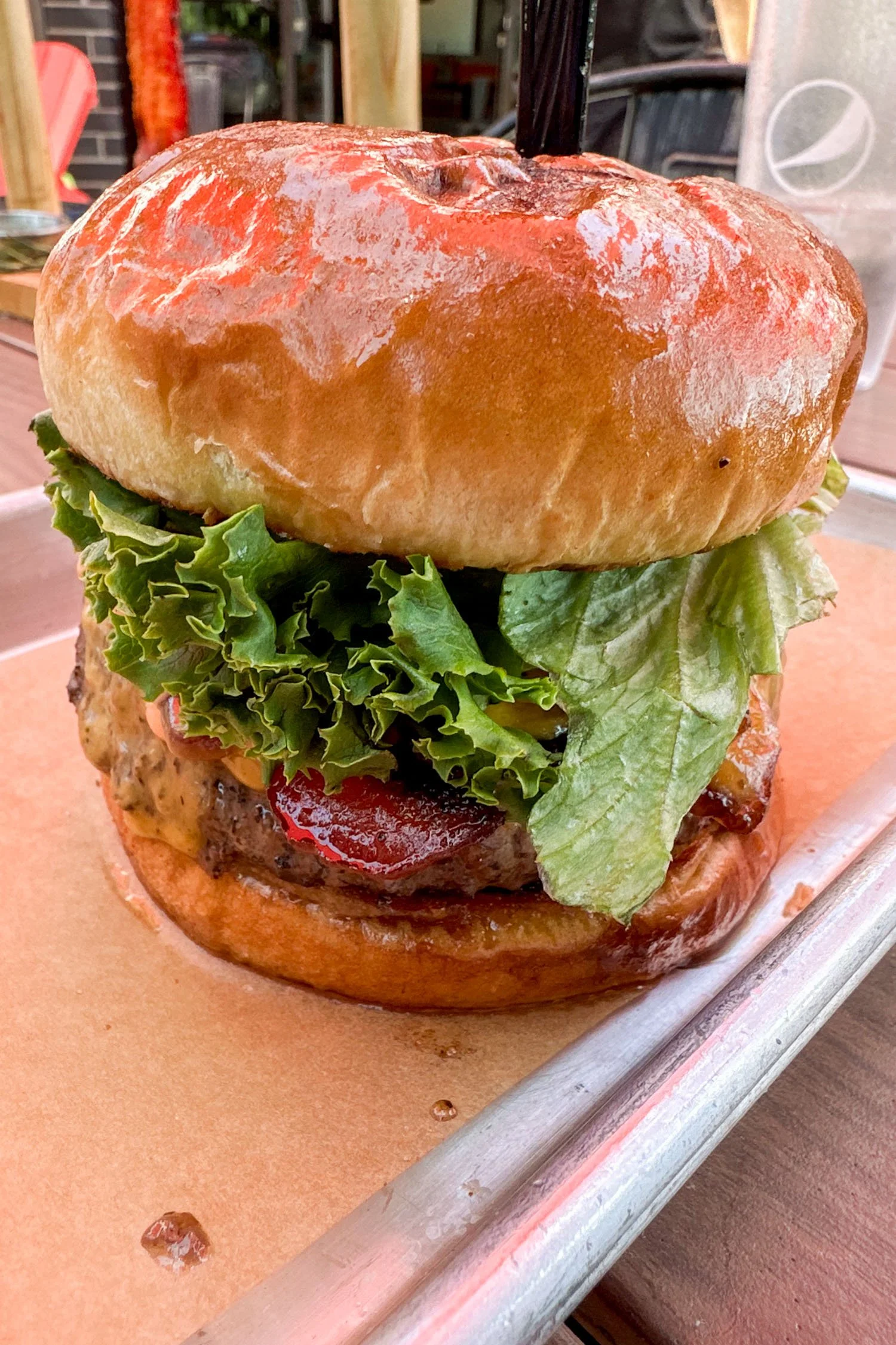 Restaurant in Boise with a Patio: Sid's Garage | Cotton Cashmere Cat Hair
