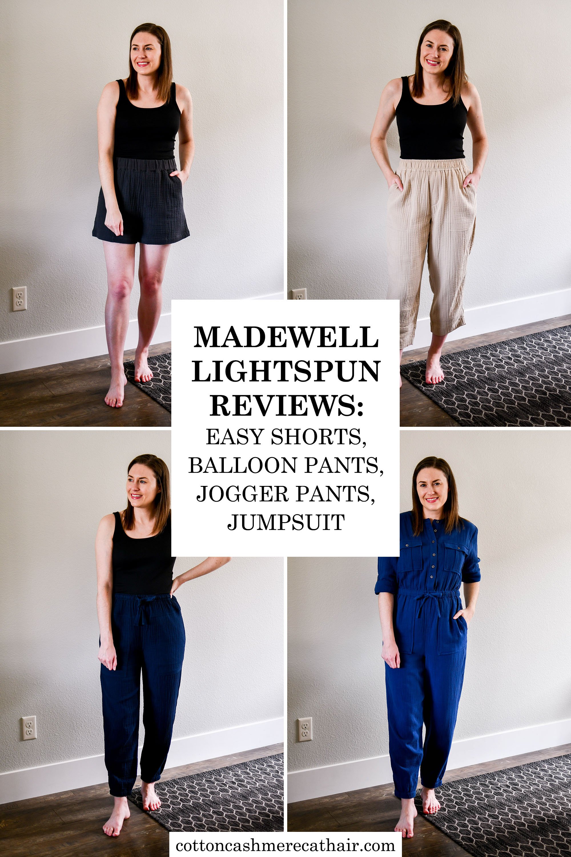 Madewell Different Lightspun Styles: Jumpsuit, Pants, Shorts