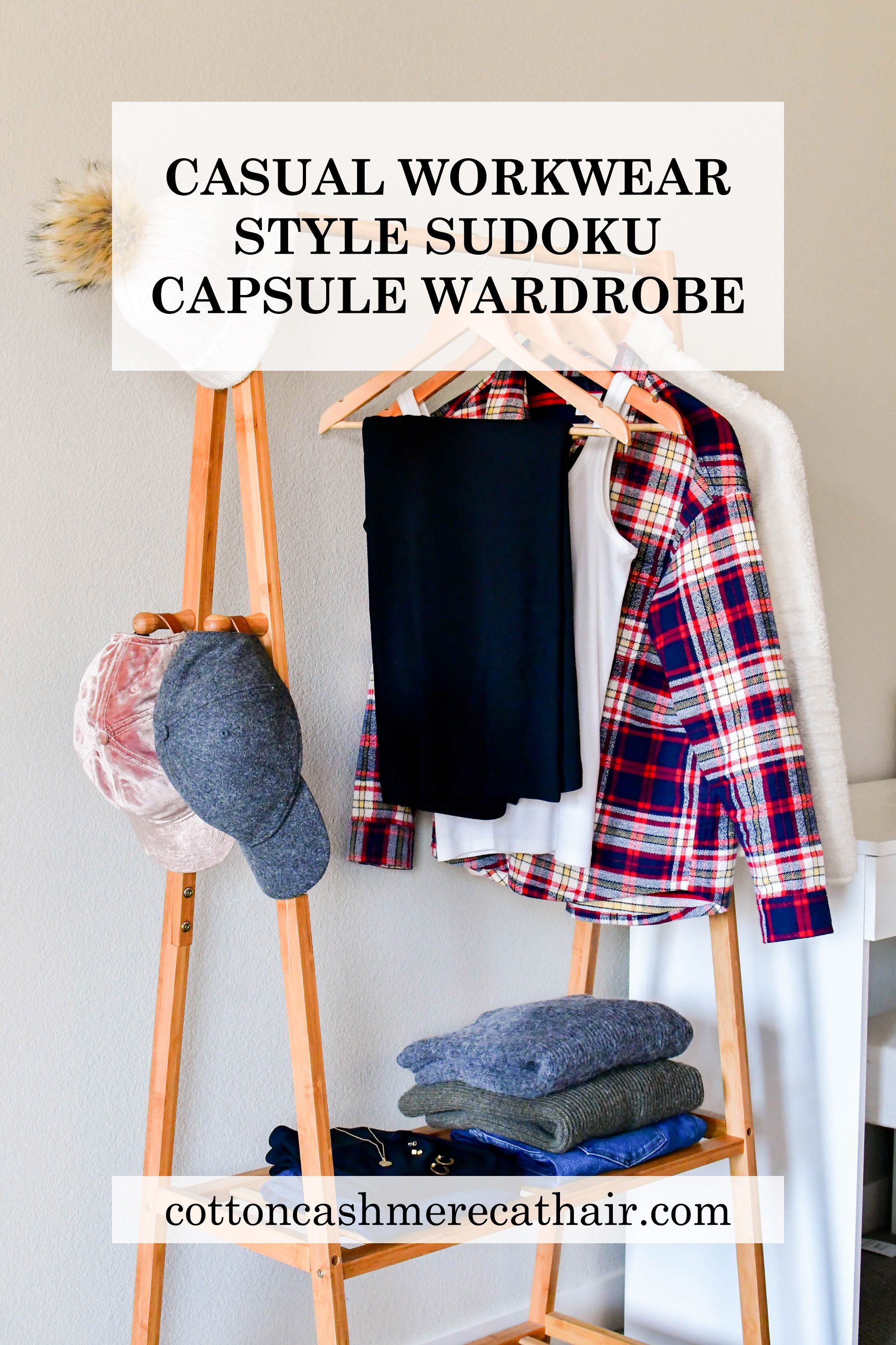 Casual Workwear Style Sudoku Capsule Wardrobe