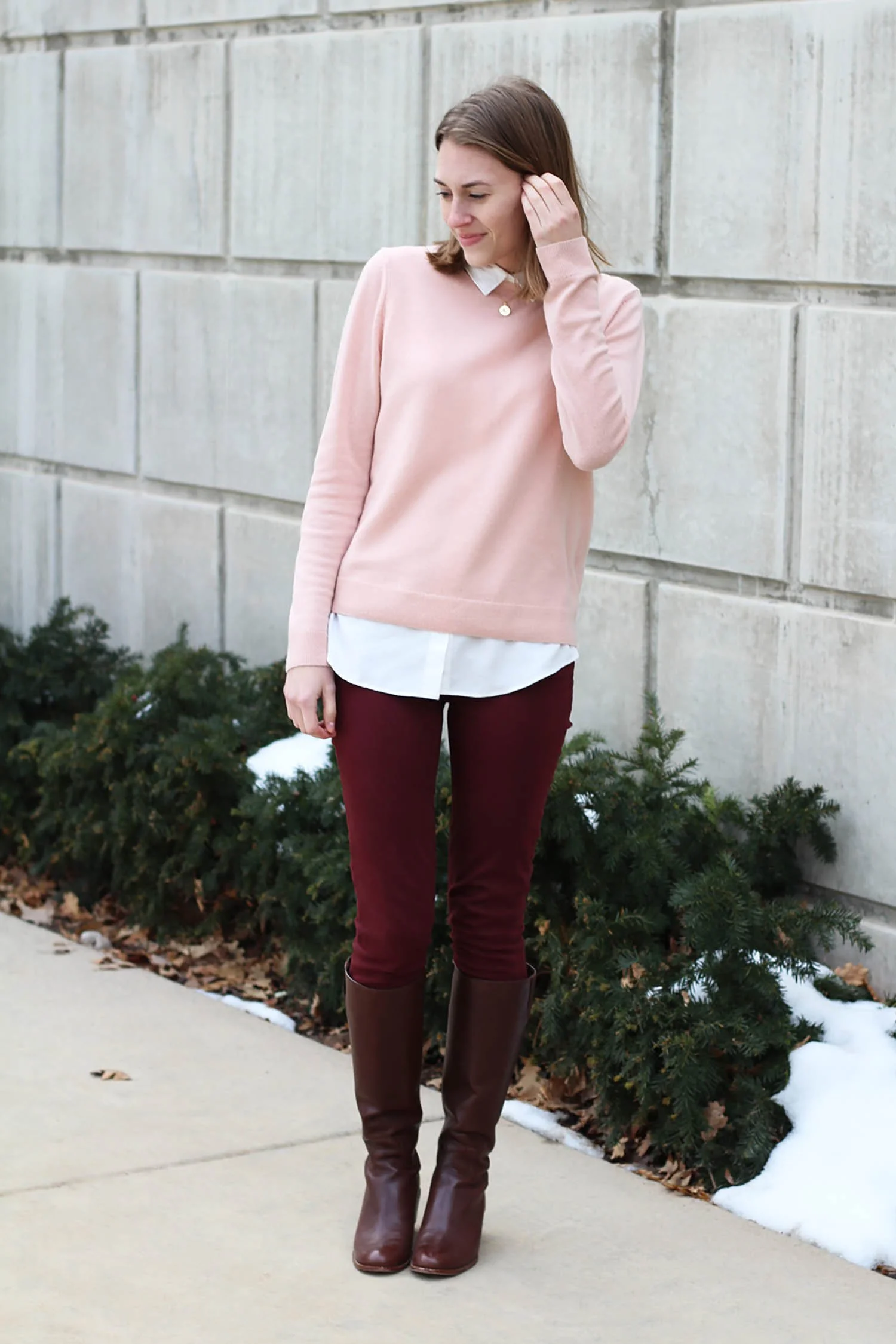 February 2016 Outfit: Be Mine | Cotton Cashmere Cat Hair