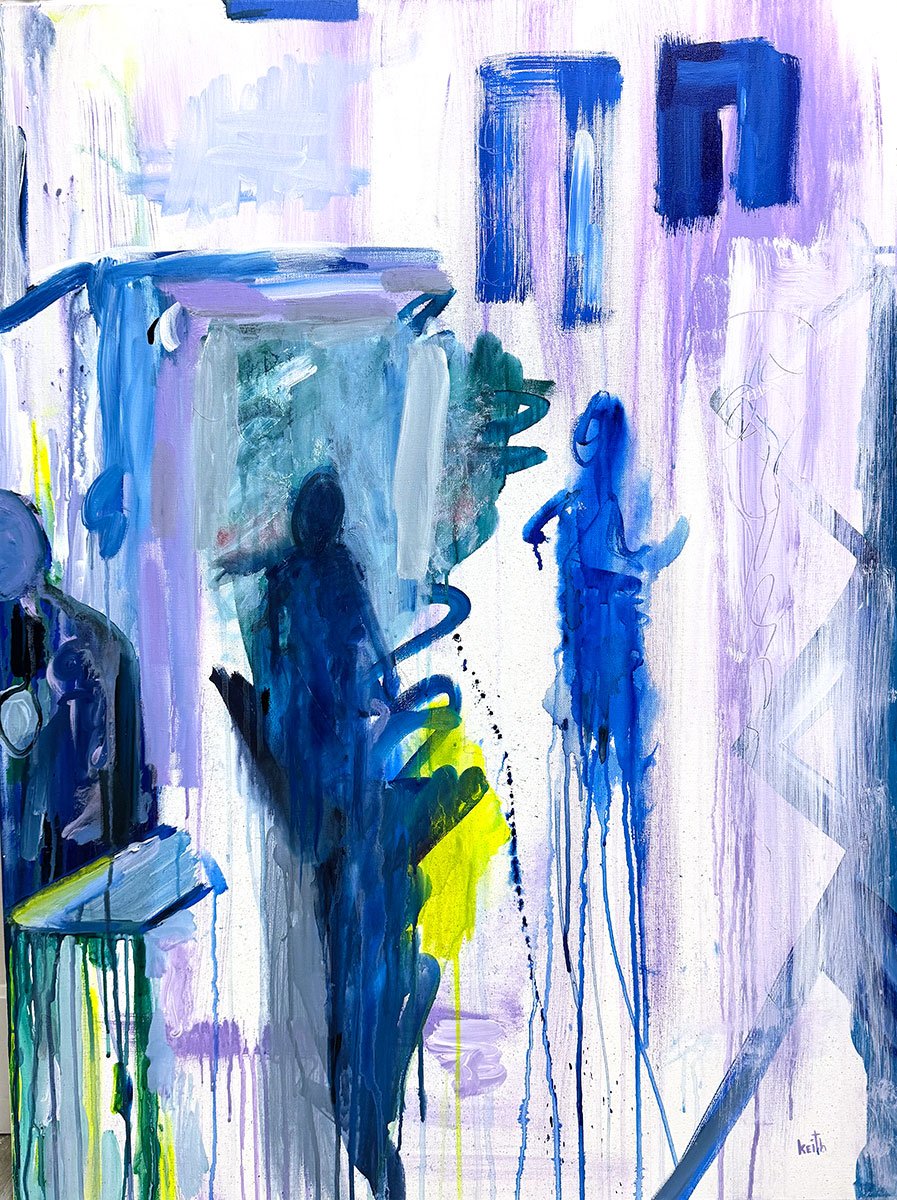  ‘Paternal Romance .7’ 48 × 36”, acrylic on canvas  PURCHASE  