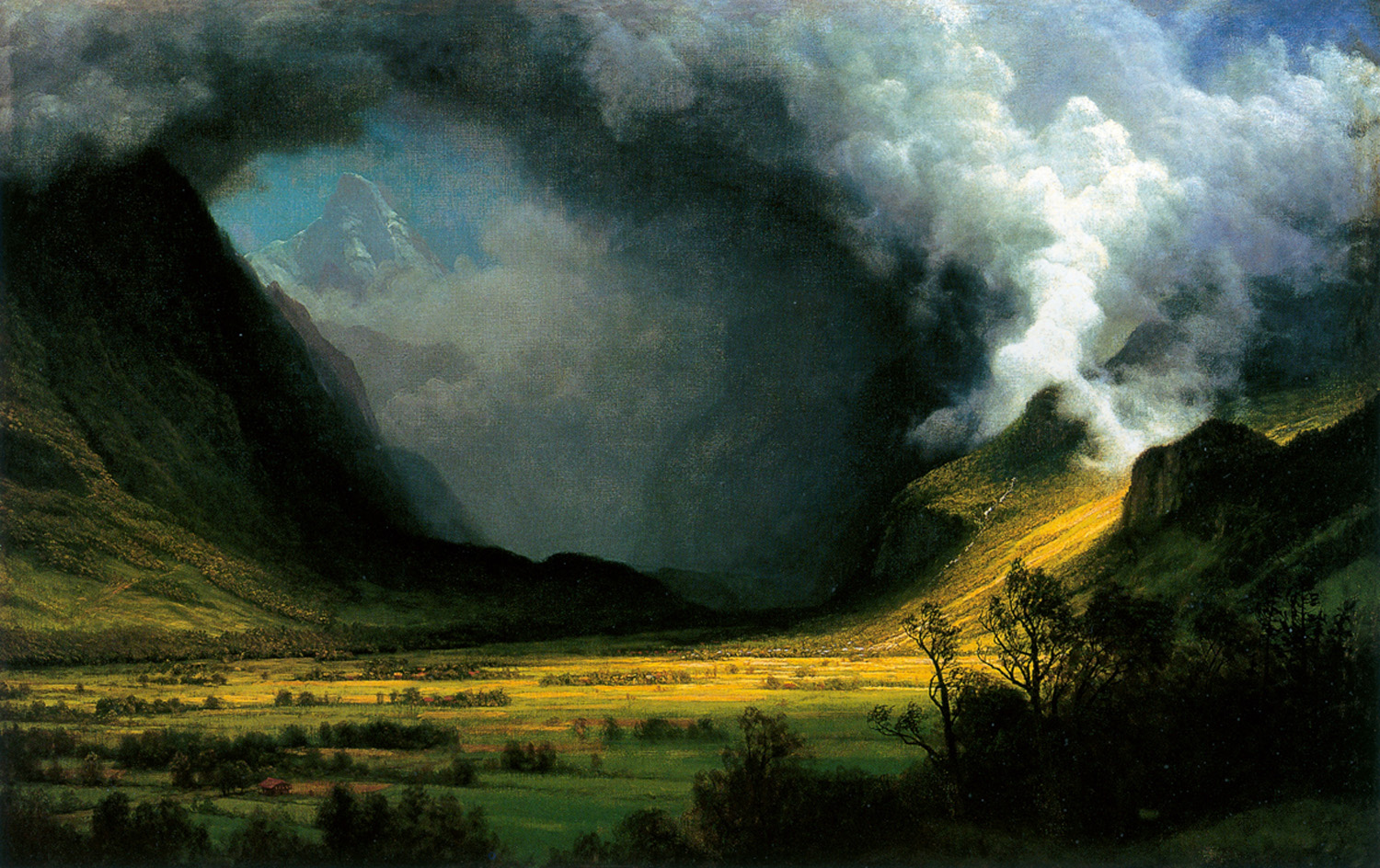 Albert Bierstadt, Storm in the Mountains, ca. 1870, Museum of Fine Arts, Boston.