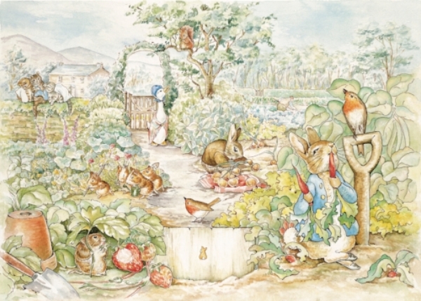 The World of Peter Rabbit, as drawn by Beatrix Potter.