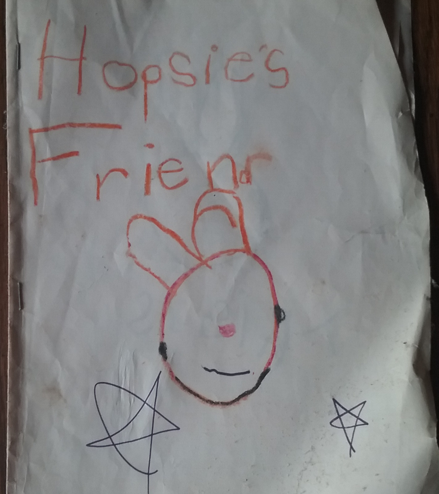 Hopsie's Friend - cover page.