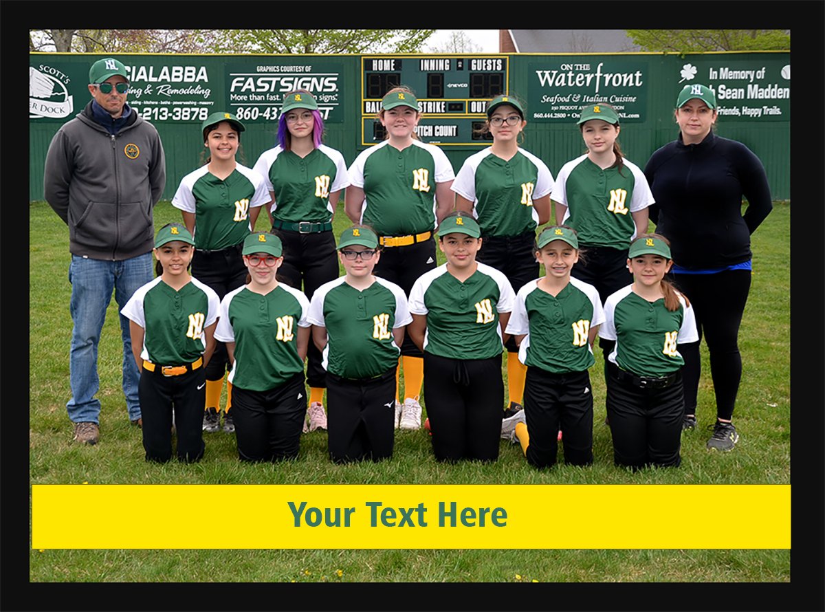 Team Photo Plaque