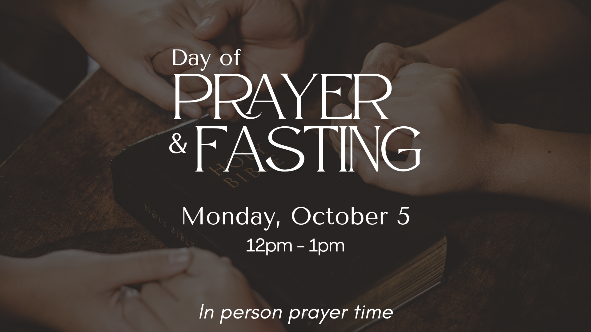 Day of Prayer and Fasting