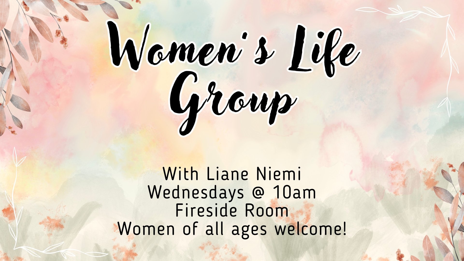 Women's Wednesday Life Group
