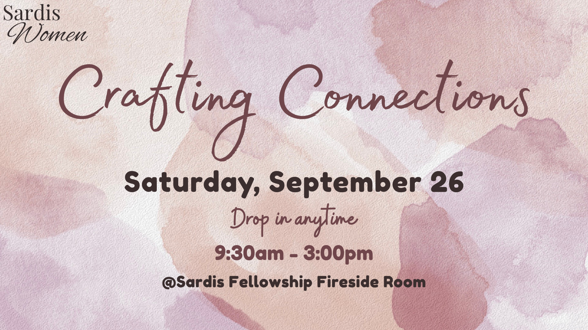 Crafting Connections - Sardis Women