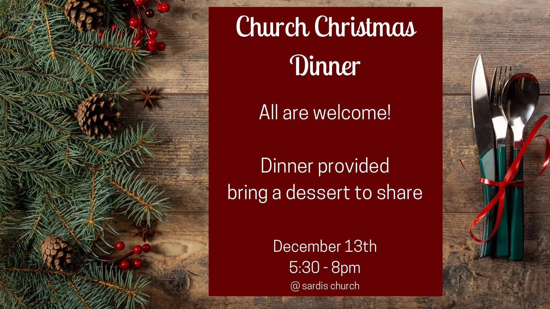Church Christmas Dinner