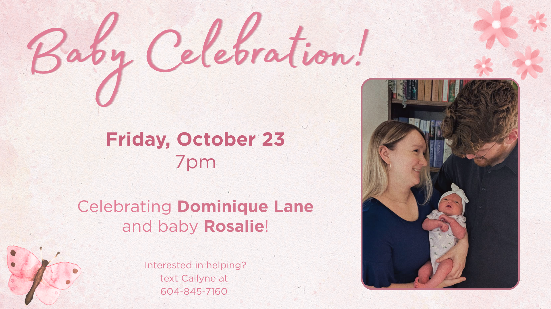 Baby Celebration for Dominique Lane