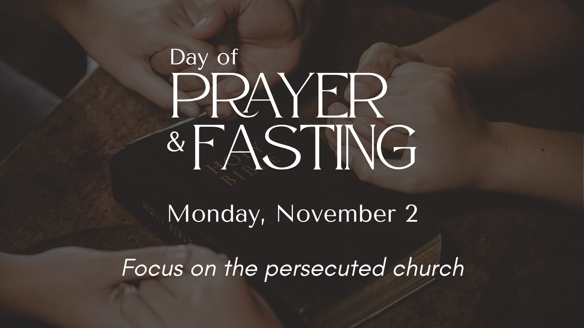 Day of Prayer and Fasting