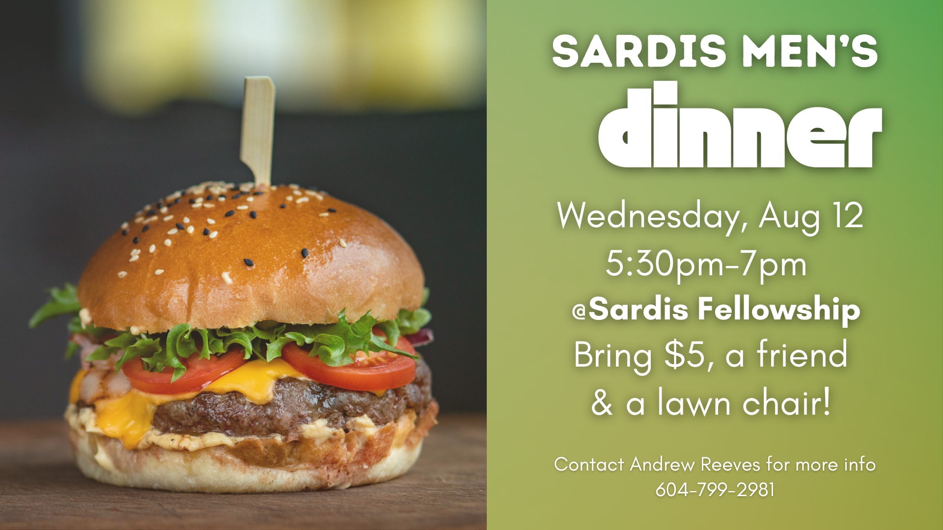Sardis Men's Dinner
