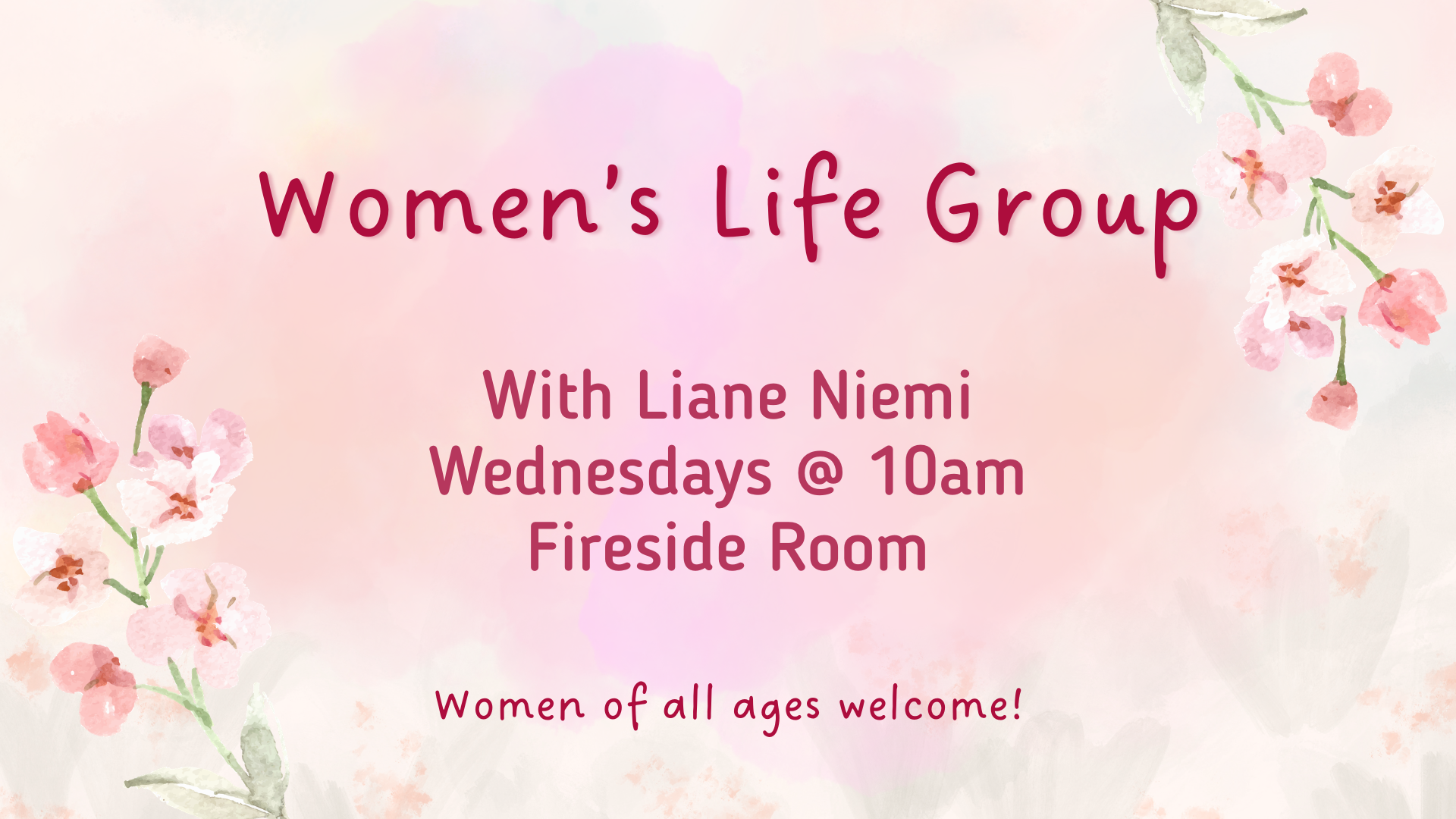 Women's Wednesday Life Group