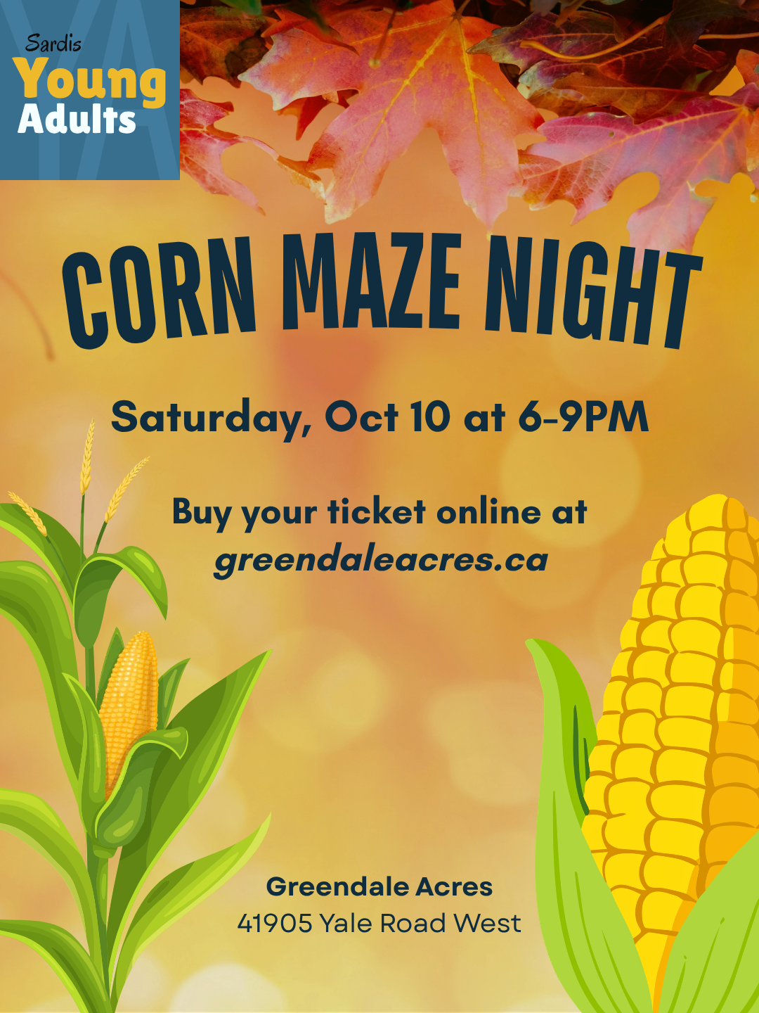 Young Adults at the Corn Maze