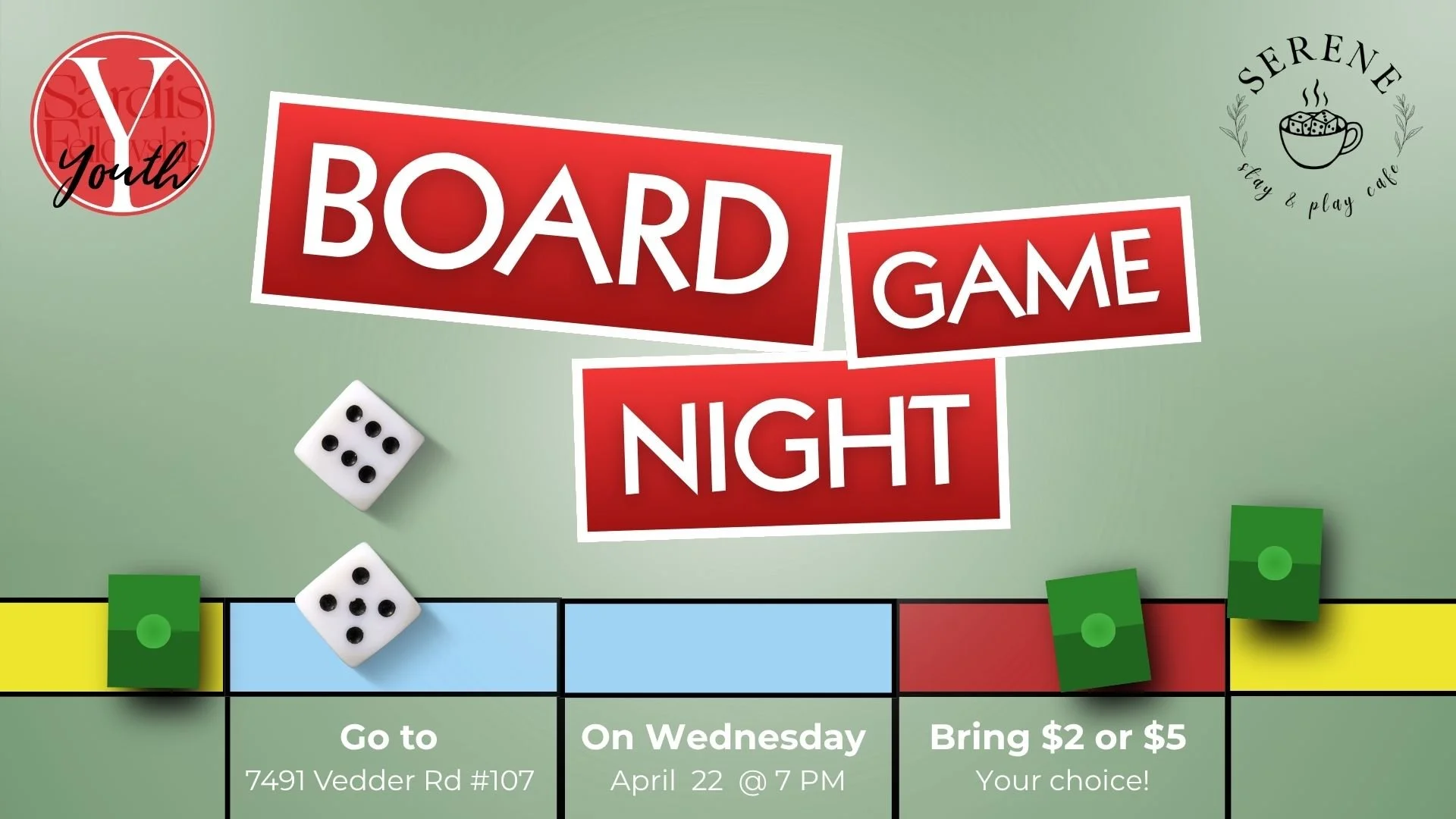 Sardis Youth - Board Game Night