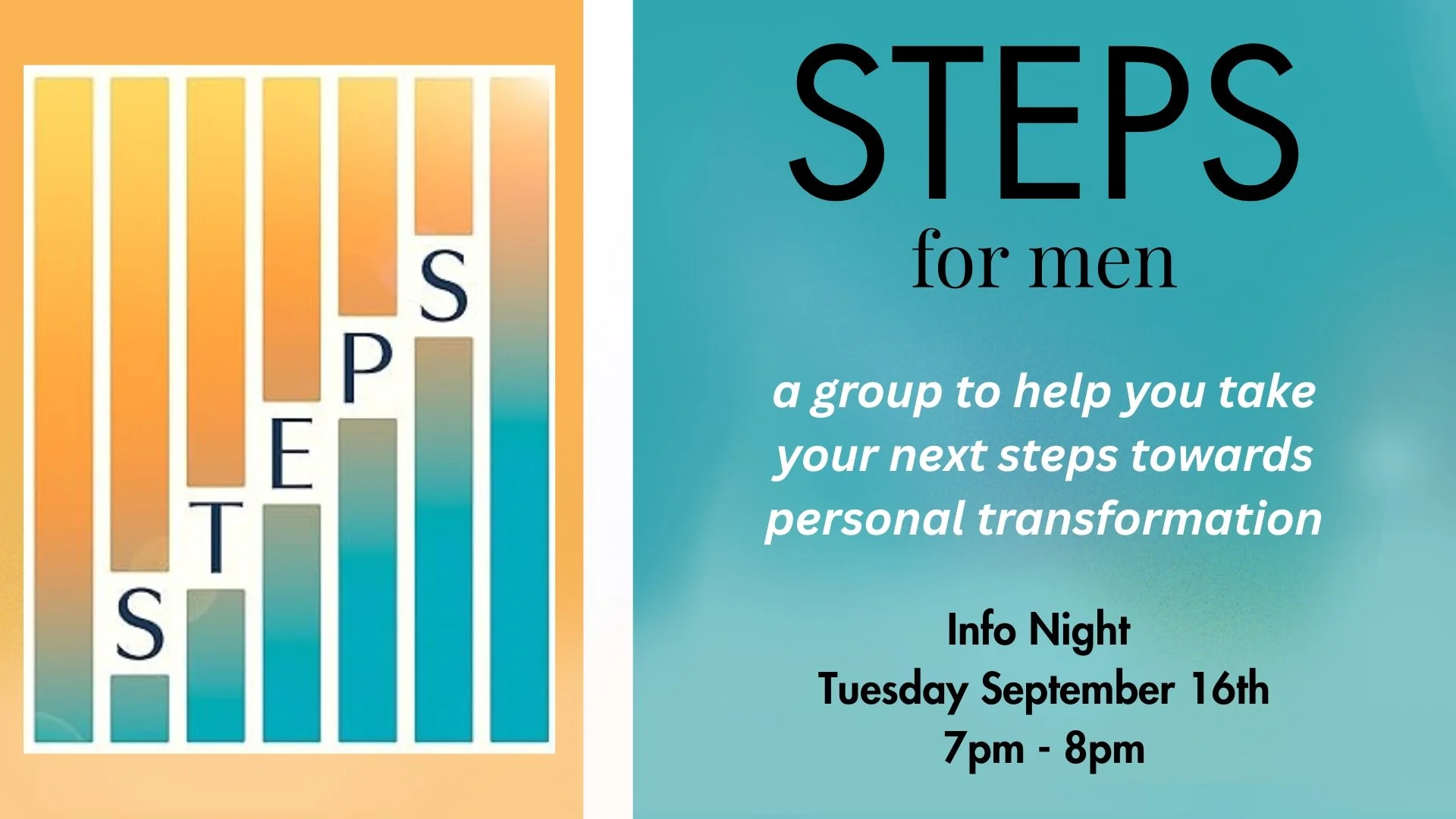 STEPS for Men - Info Night