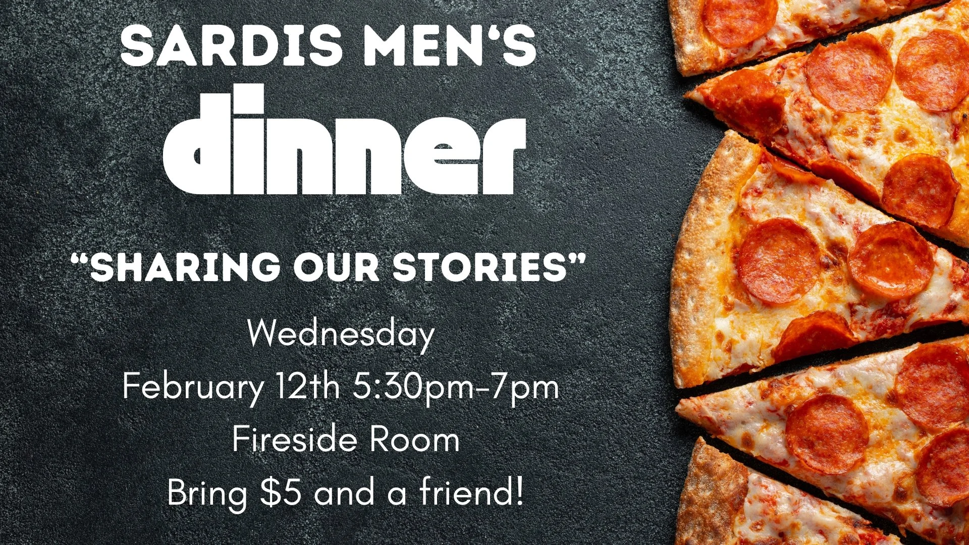 Sardis Men's "Sharing Our Stories" Dinner