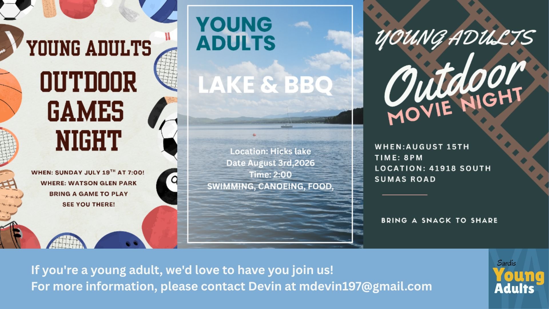 Young Adults - Outdoor Games Night