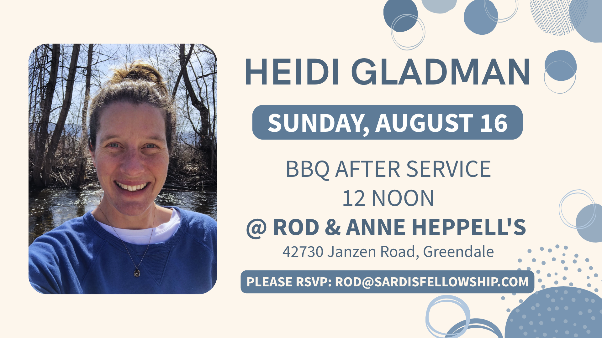 BBQ with Heidi Gladman