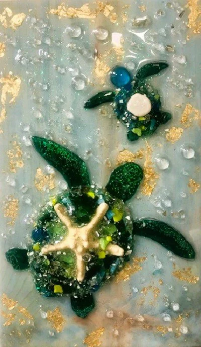 Mixed Media Resin Workshop - Sea Turtles