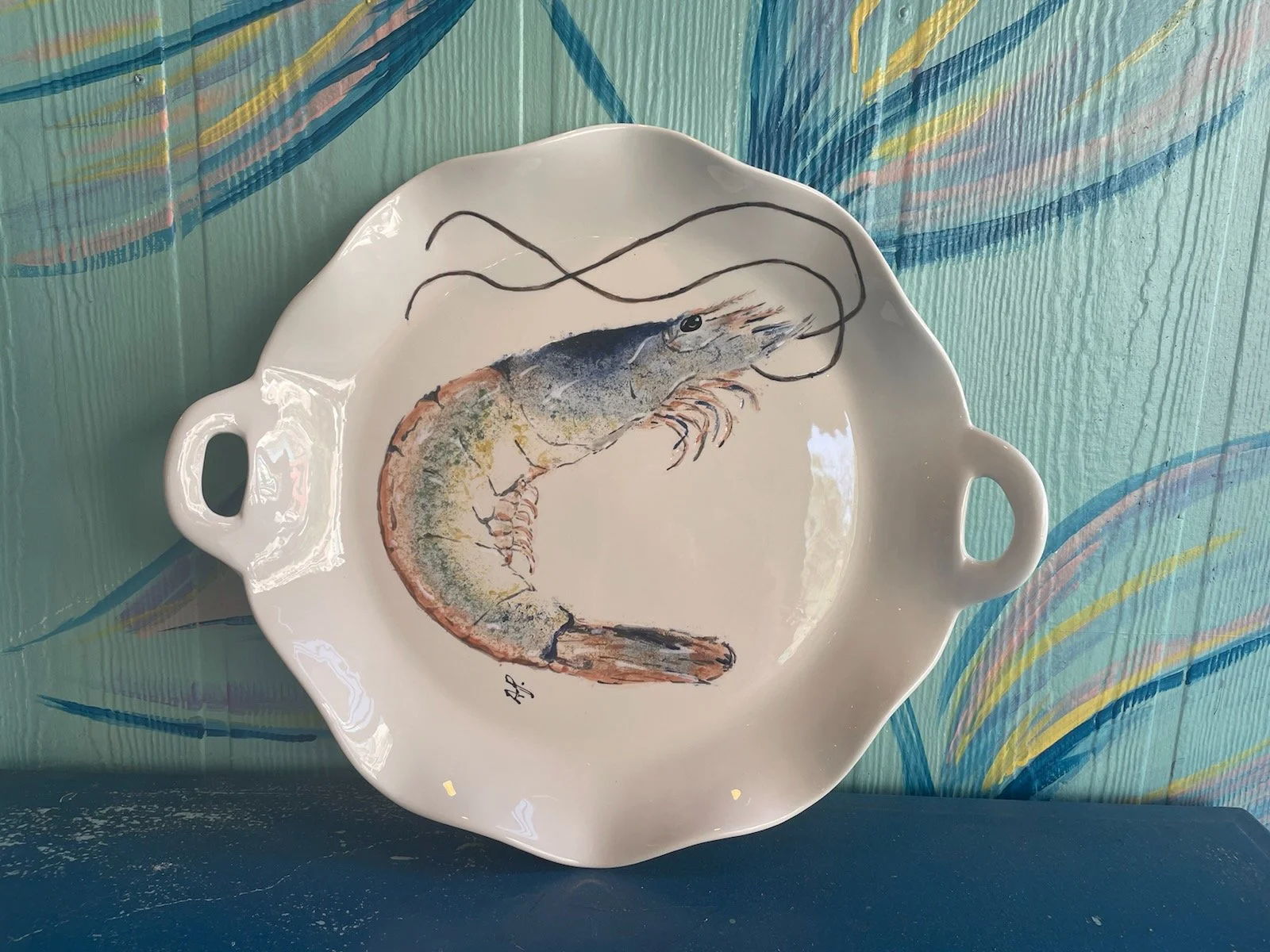 Watercolor Pottery Painting Workshop - Shrimply Awesome