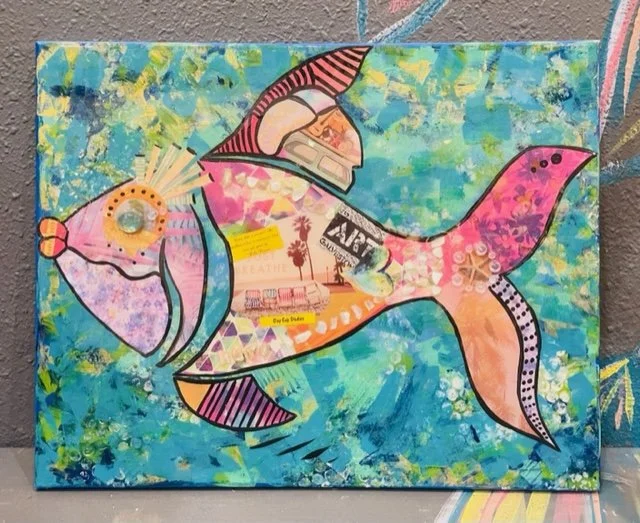 Adult Camp - Mixed Media