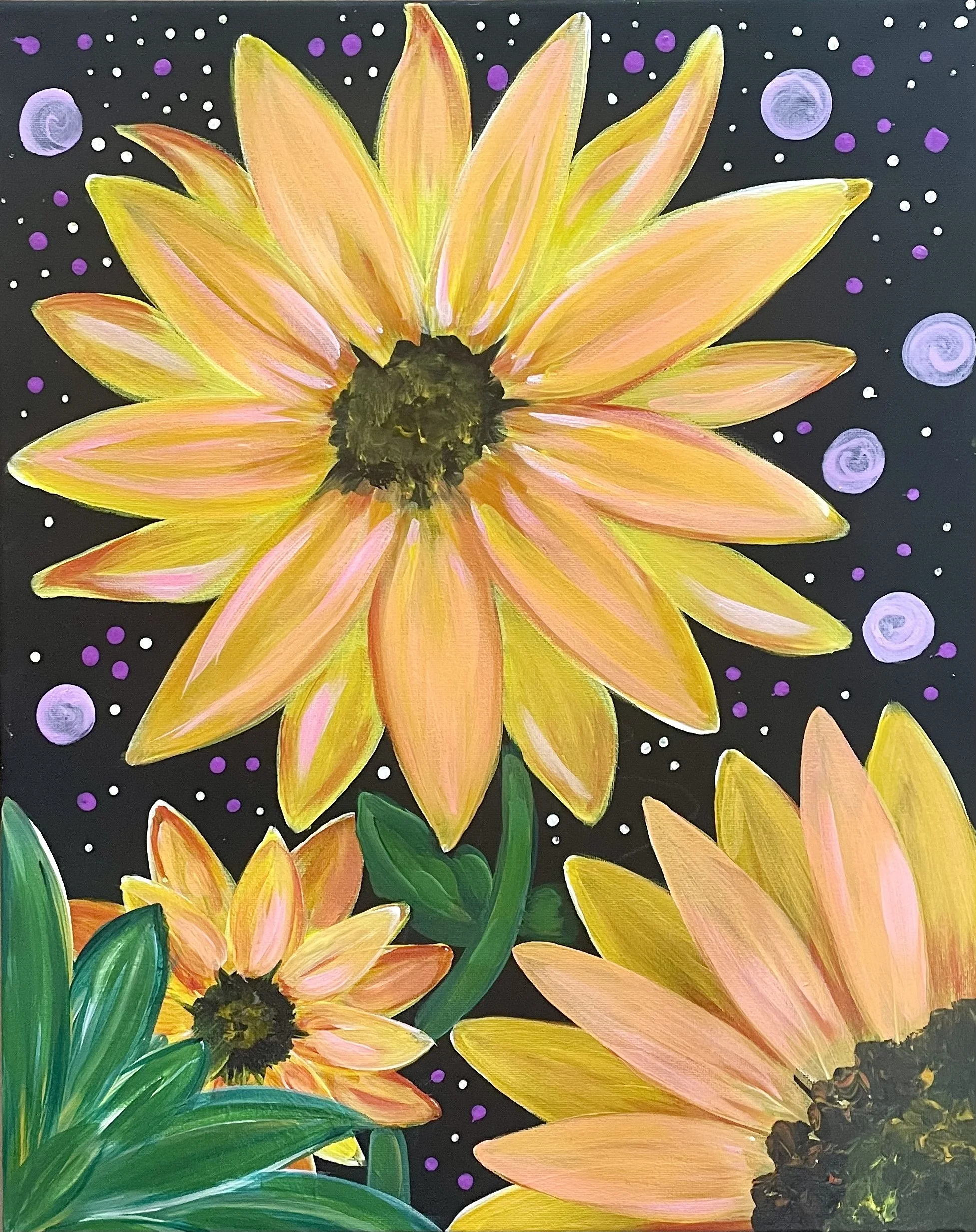 Canvas Paint and Sip Night - September Sunflower