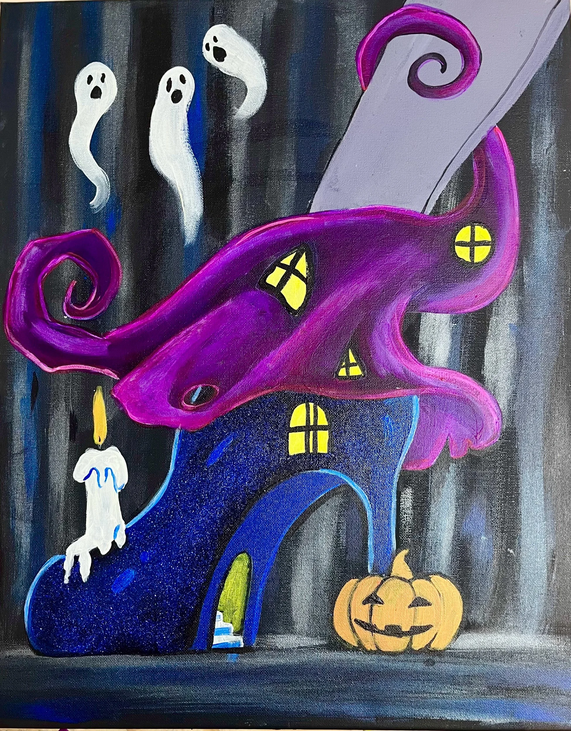Paint and Sip Canvas Night - Witches Lair