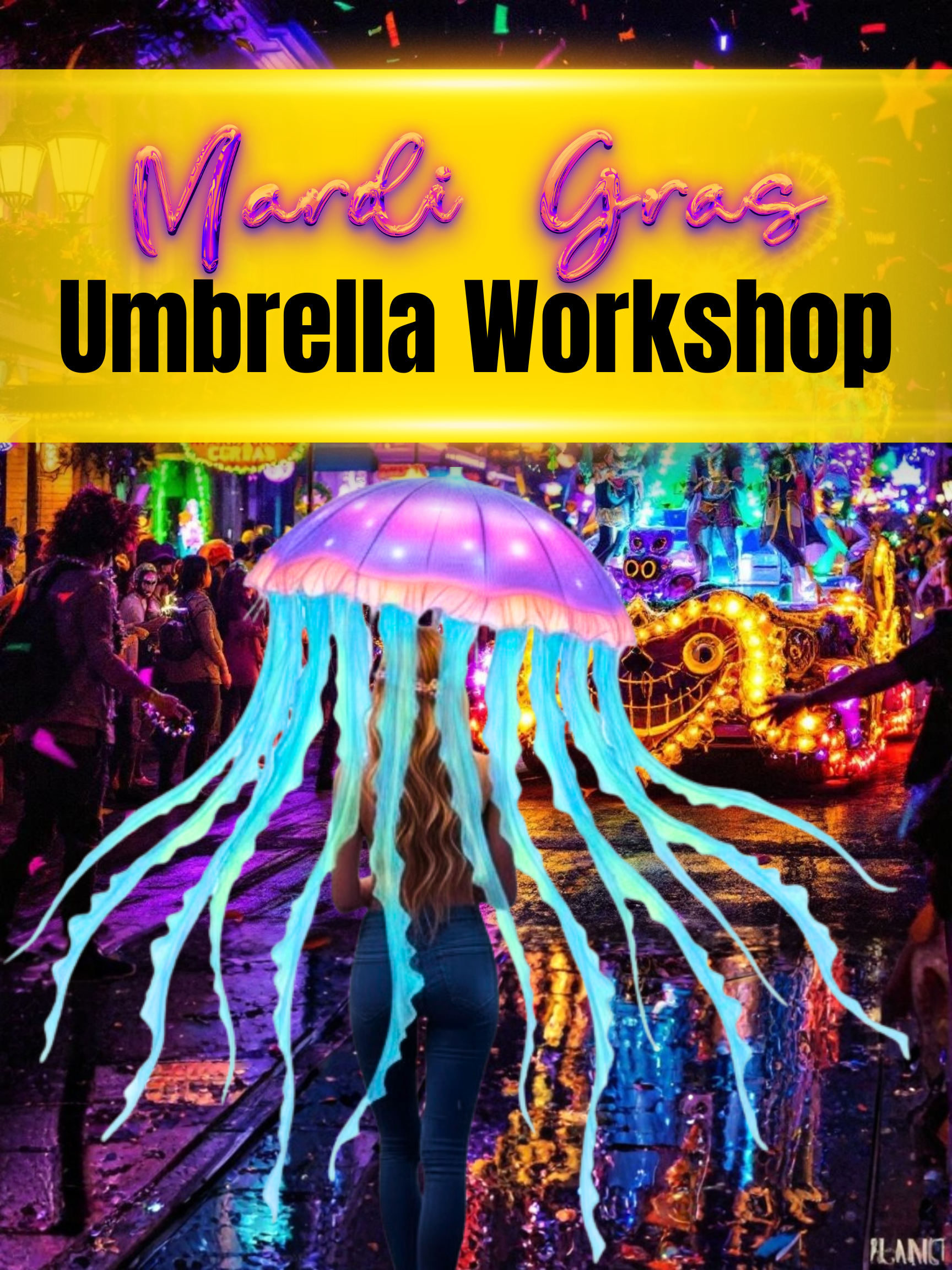 Light Up The Night : Jellyfish Jubali Umbrella Workshop