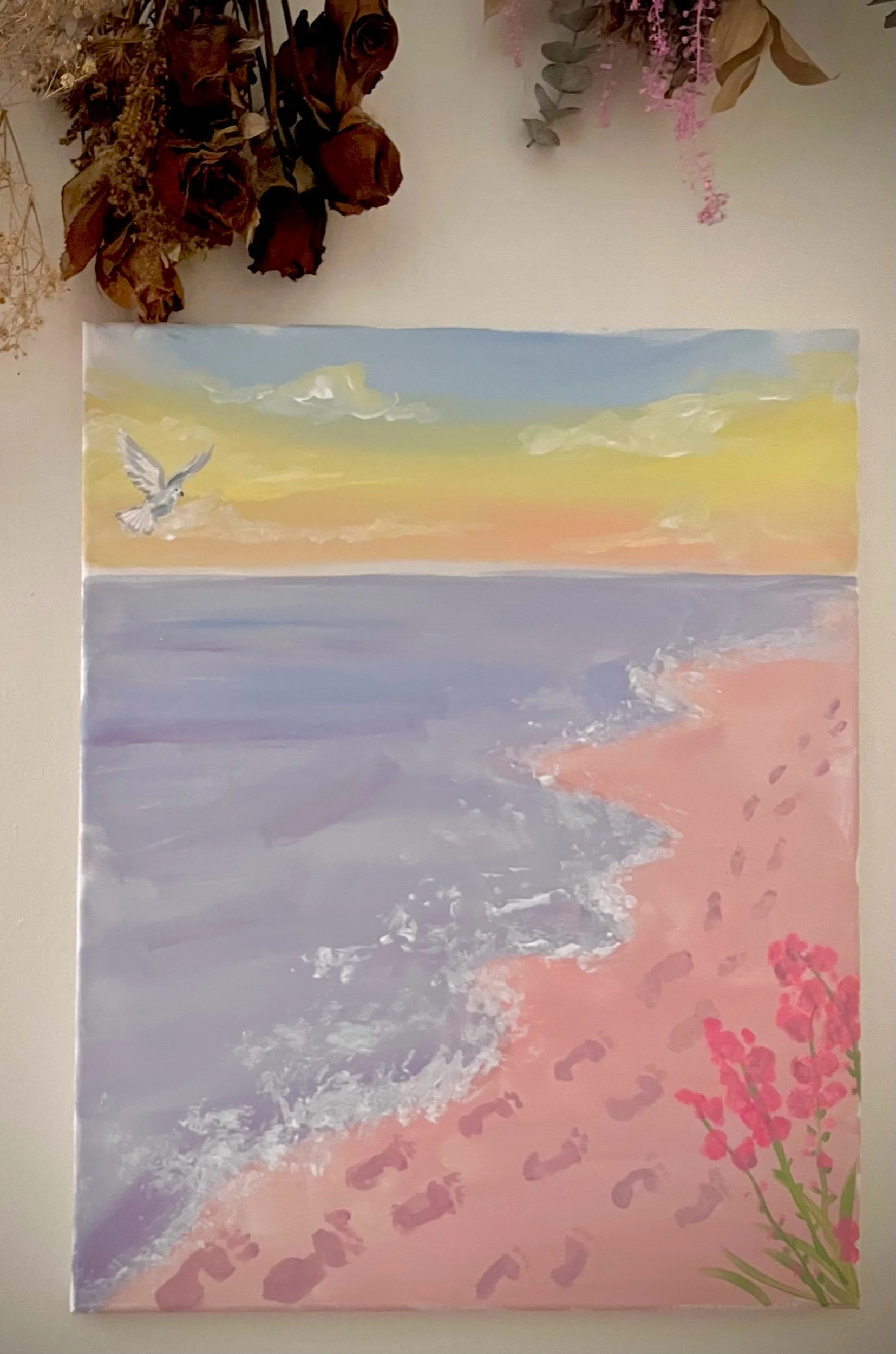 Cork &amp; Canvas - Footprints of Faith 