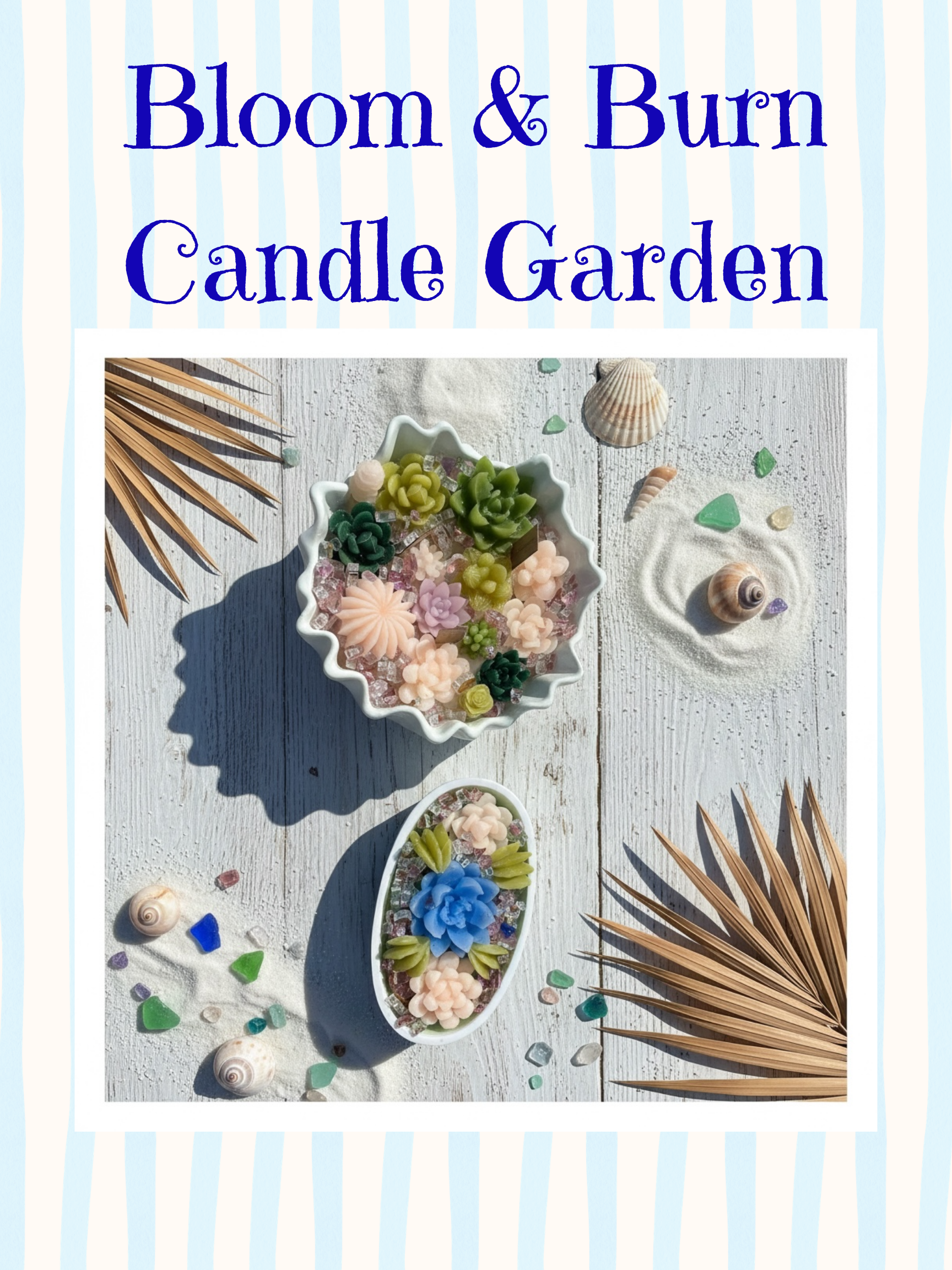 Bloom &amp; Burn Candle Garden