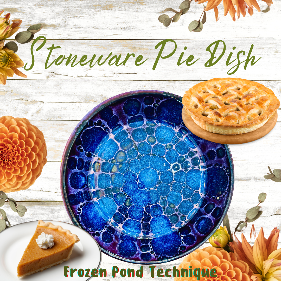 Frost and Flame : Create a Stunning Stoneware Pie Dish - Learn this trending new technique 