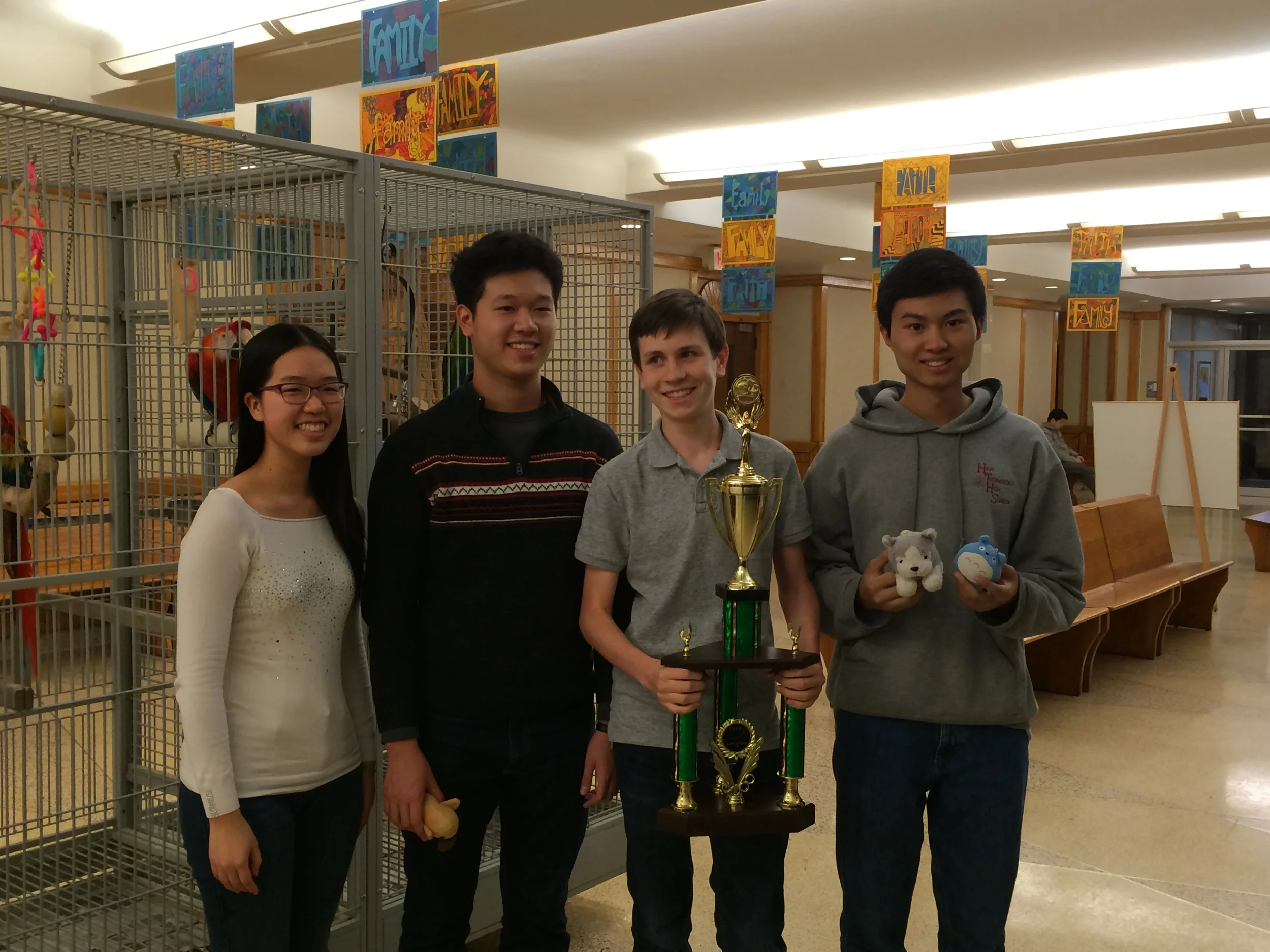 Academic "A" Team Members: Kathryn Jiang, Samuel Kao, Douglas Simons, and Andrew Huang