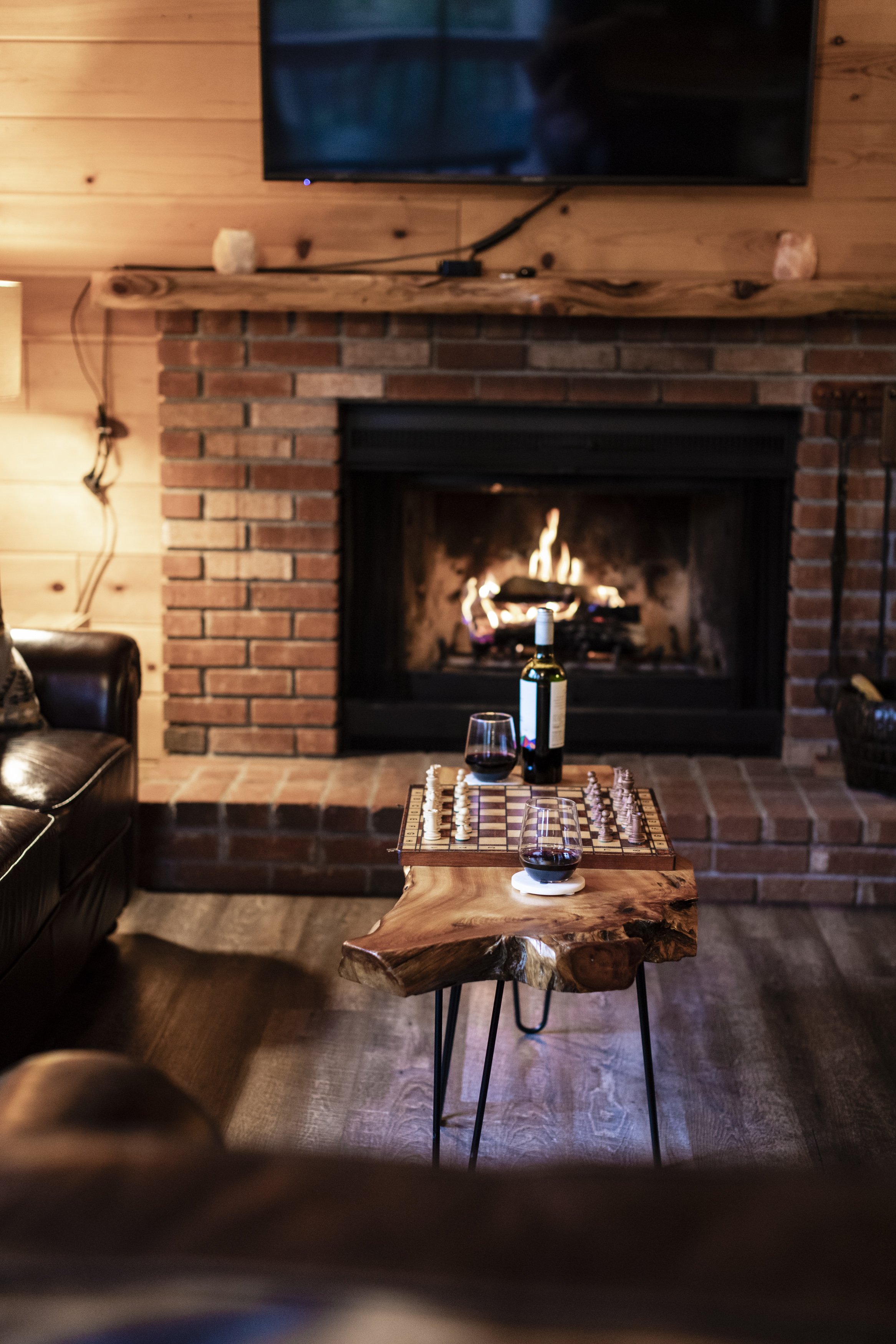 cozy fireplace cabin park city utah