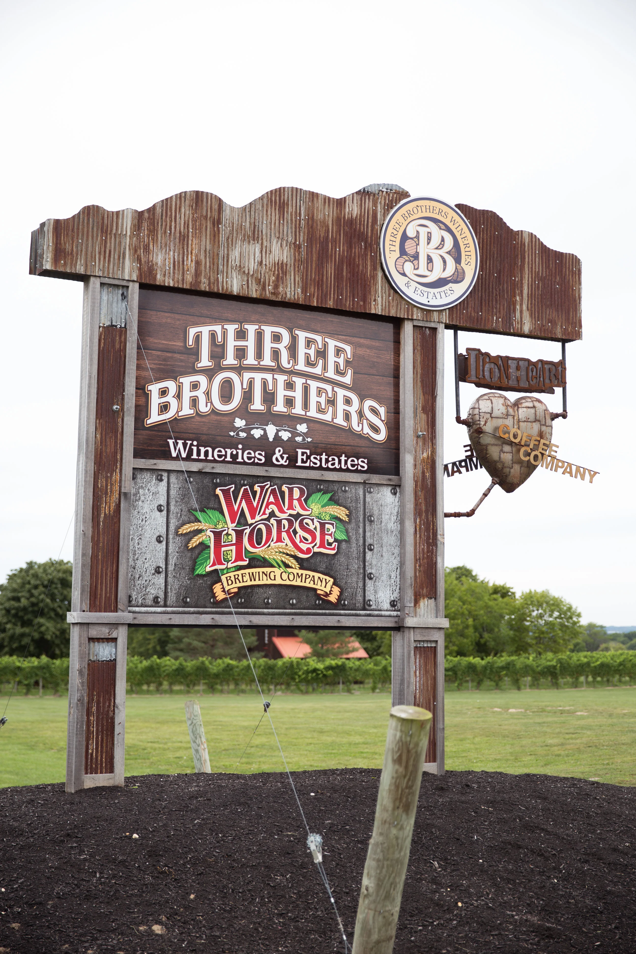 Three Brothers Driveway Sign