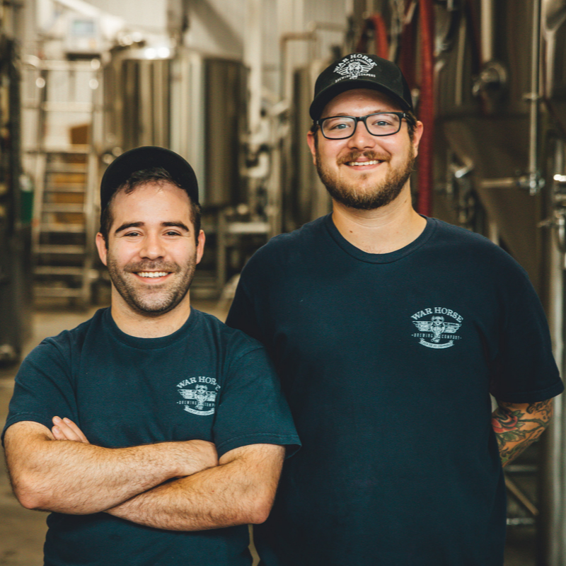 Brewers Pete Achilles and Garrett Meakin