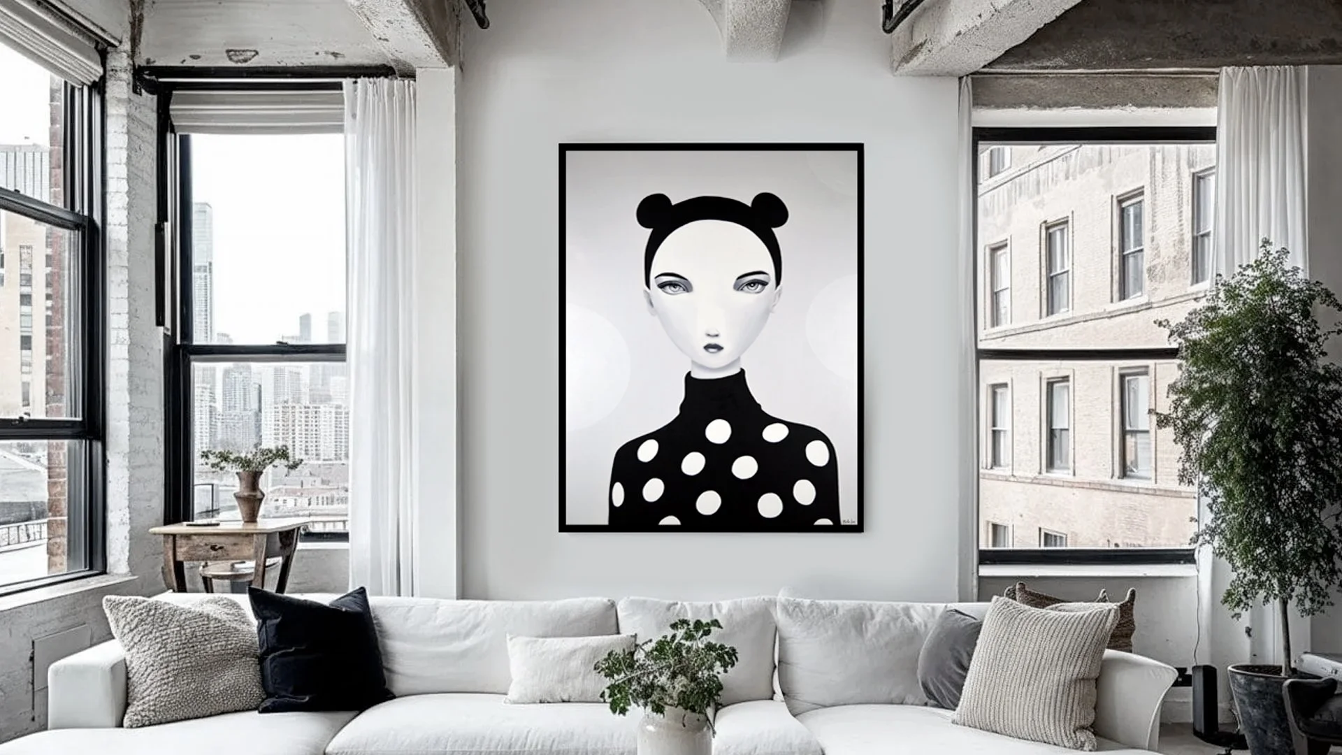 Panda Pop! 03 Oil on Canvas — 30 × 40 inches