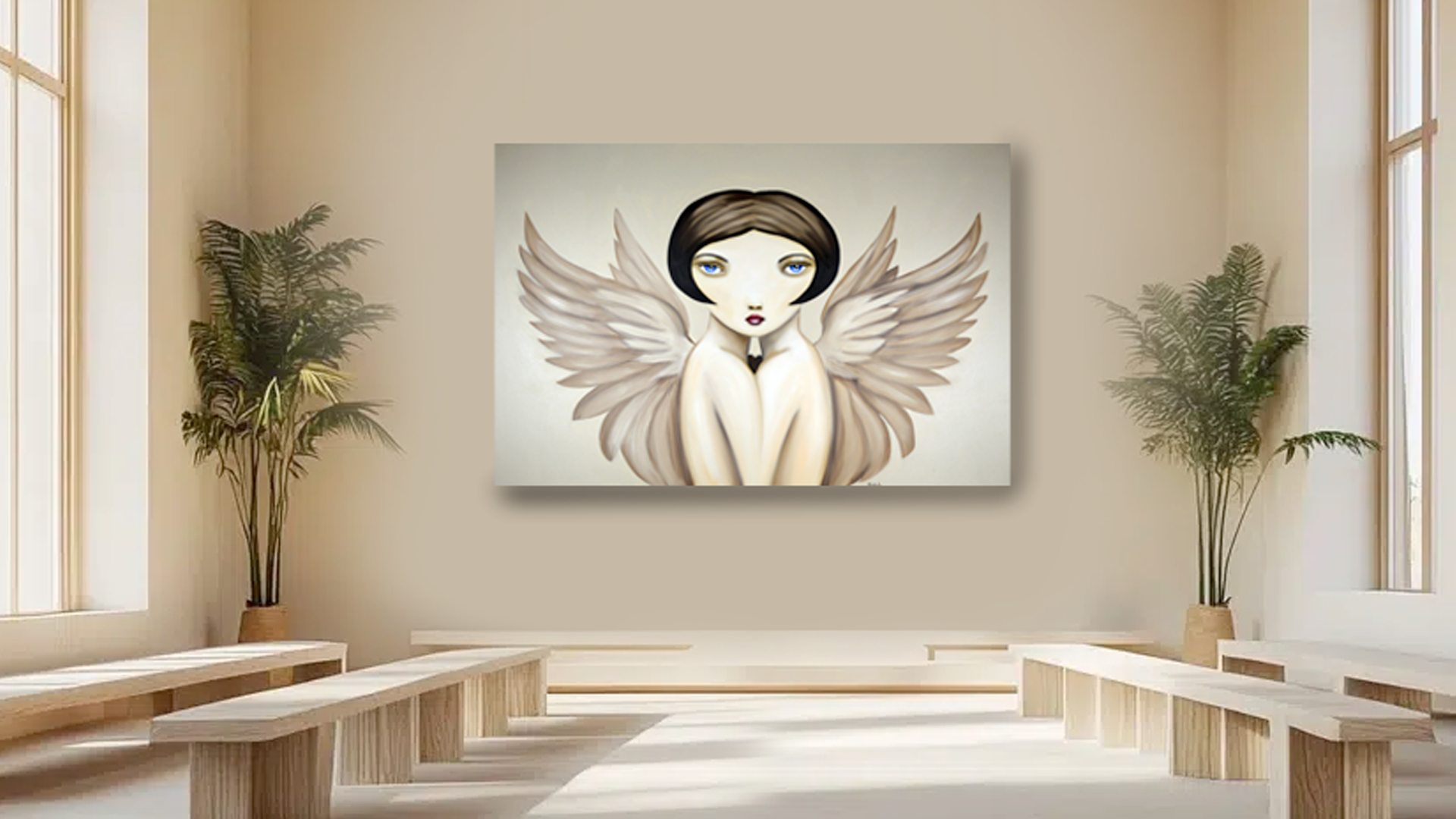 Angels Oil on Canvas — 48 × 40 inches