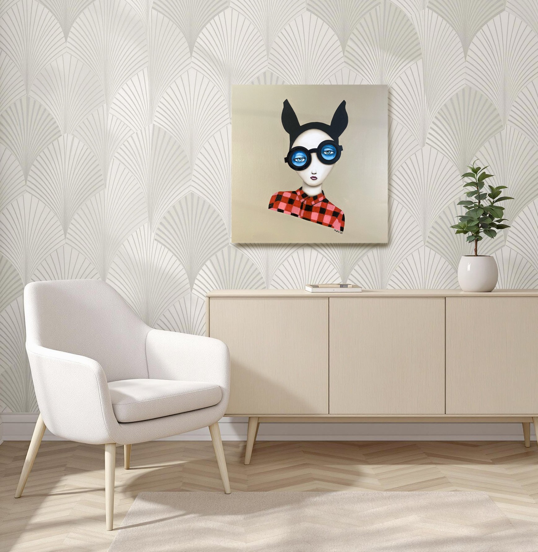 Prototype 24 Huile sur toile — 24 x 24 pouces