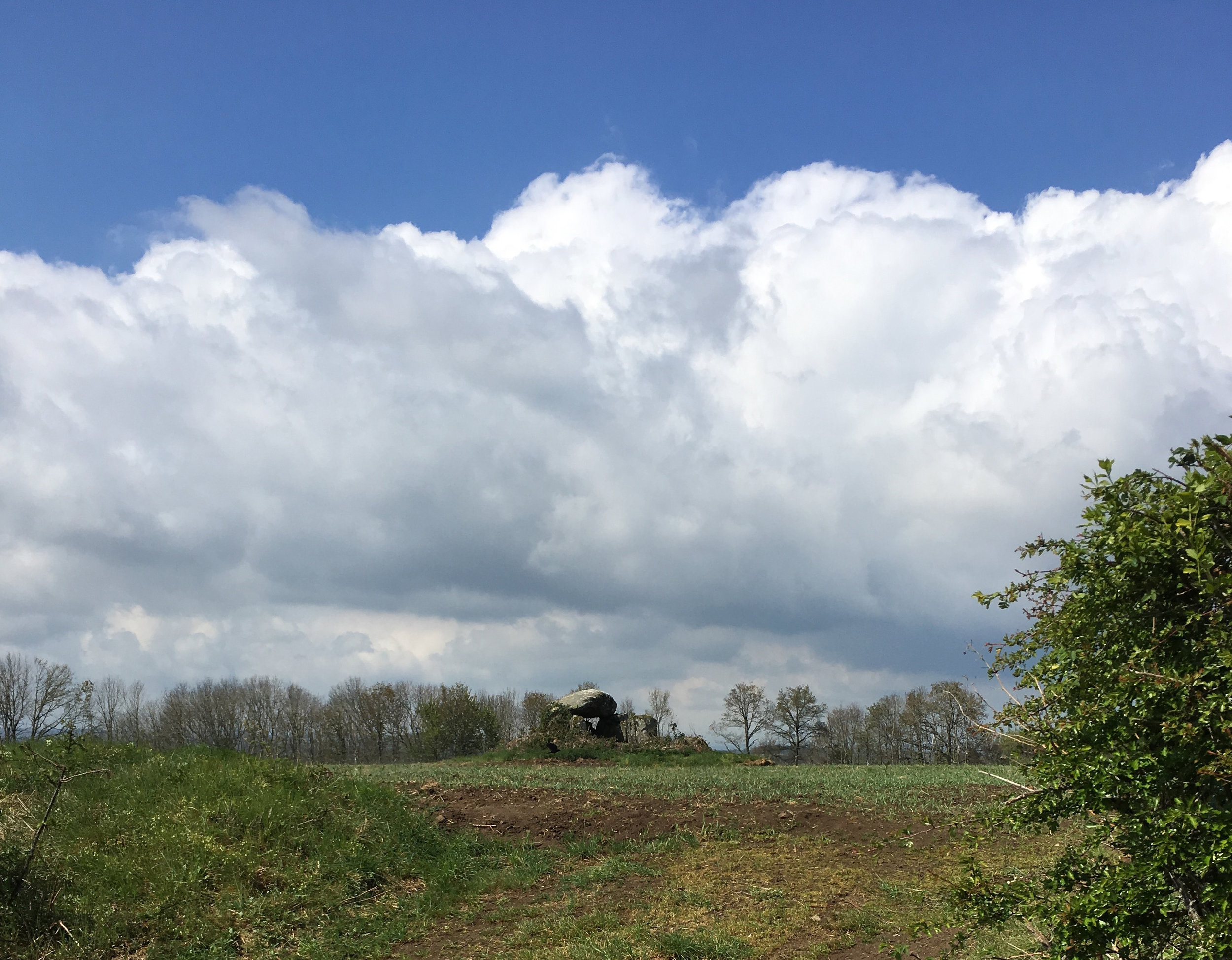 Click to enlarge and see the dolmen, likely from the Neolithic period
