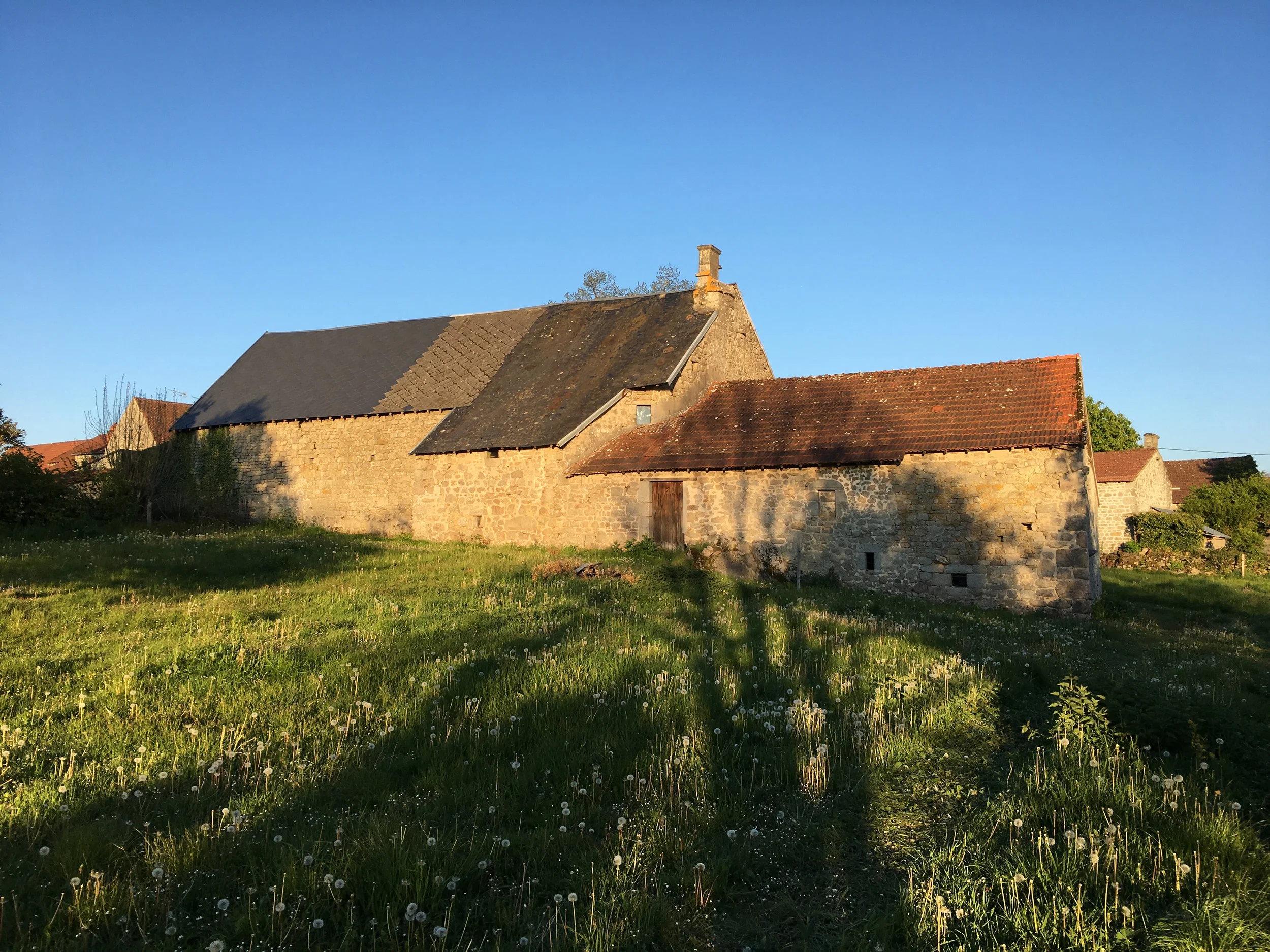 The back of the house. So much to discover! Such light!