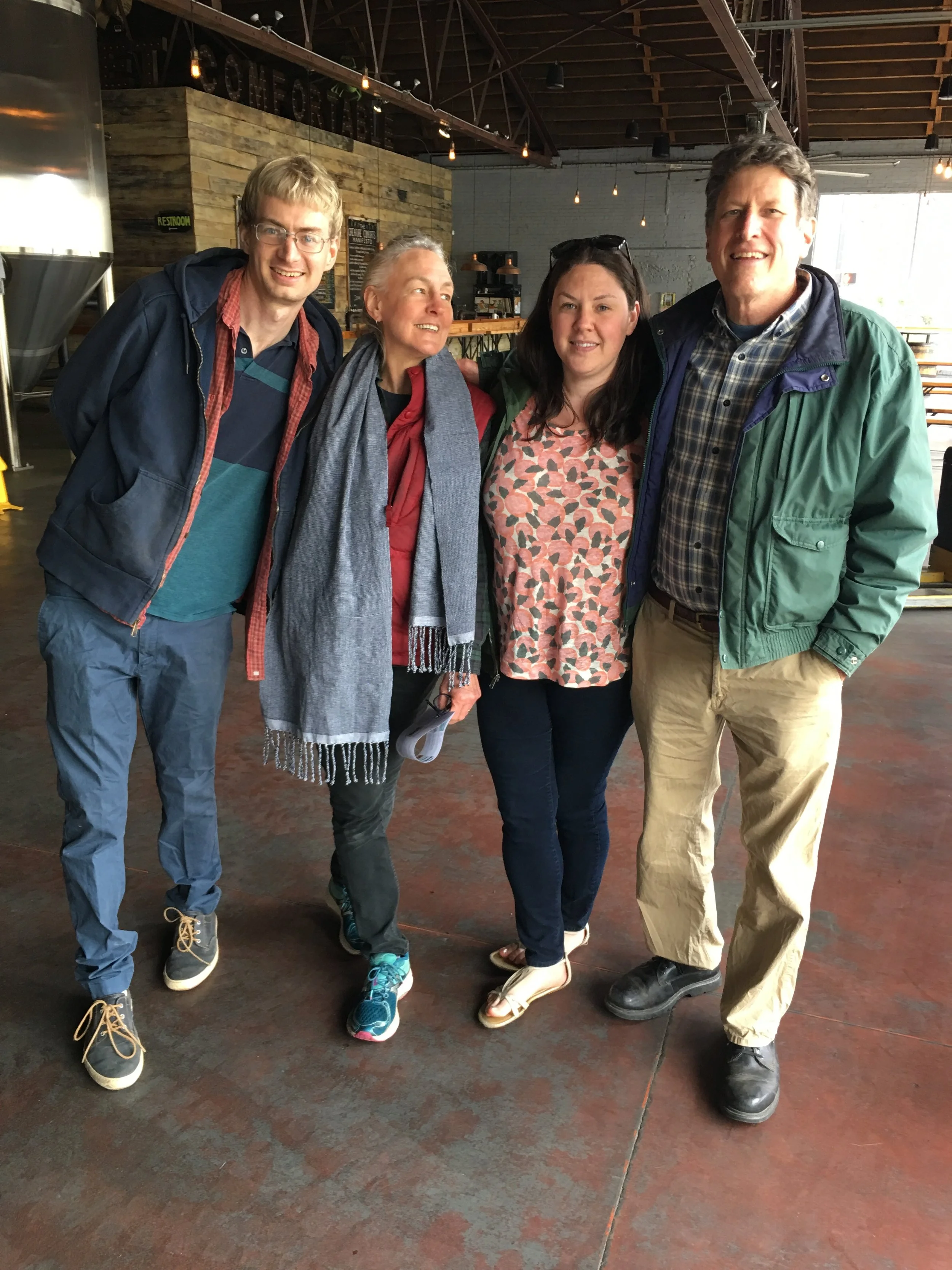  Sam, René, Kate, Harvey 