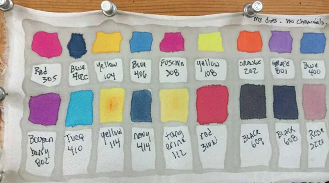 My dye palette