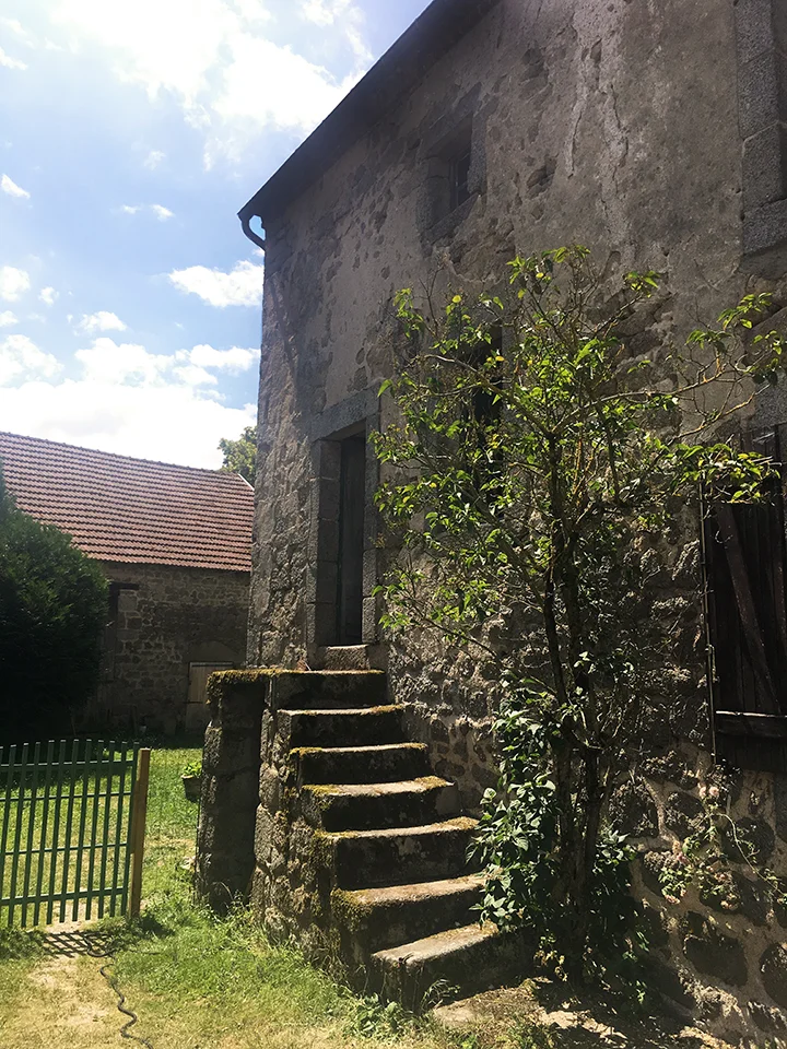 The steps to my studio.