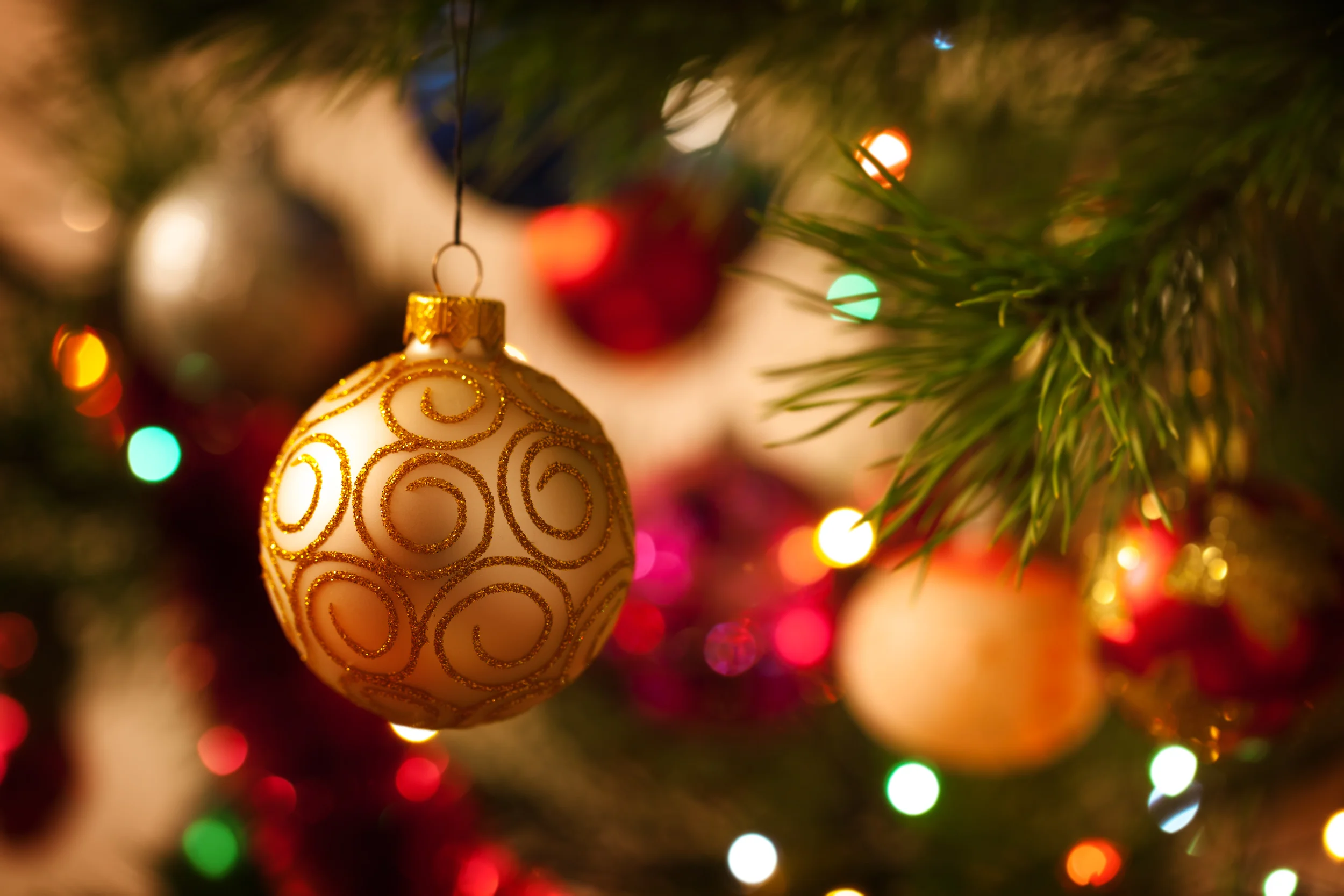 Christmas decorations at the Resort